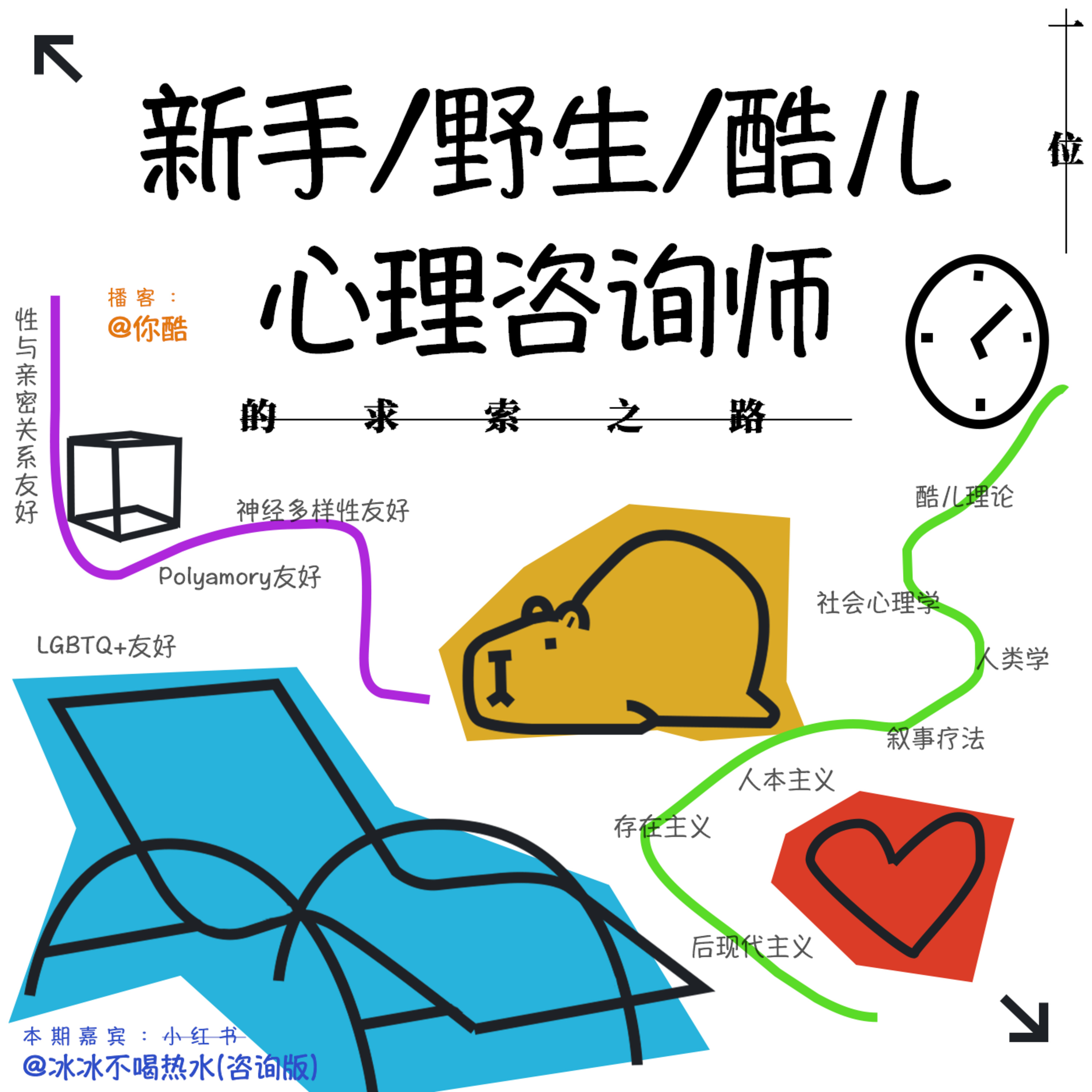 对话冰冰｜新手野生酷儿咨询师上路记：在疗愈中拥抱彩虹光谱 episode artwork
