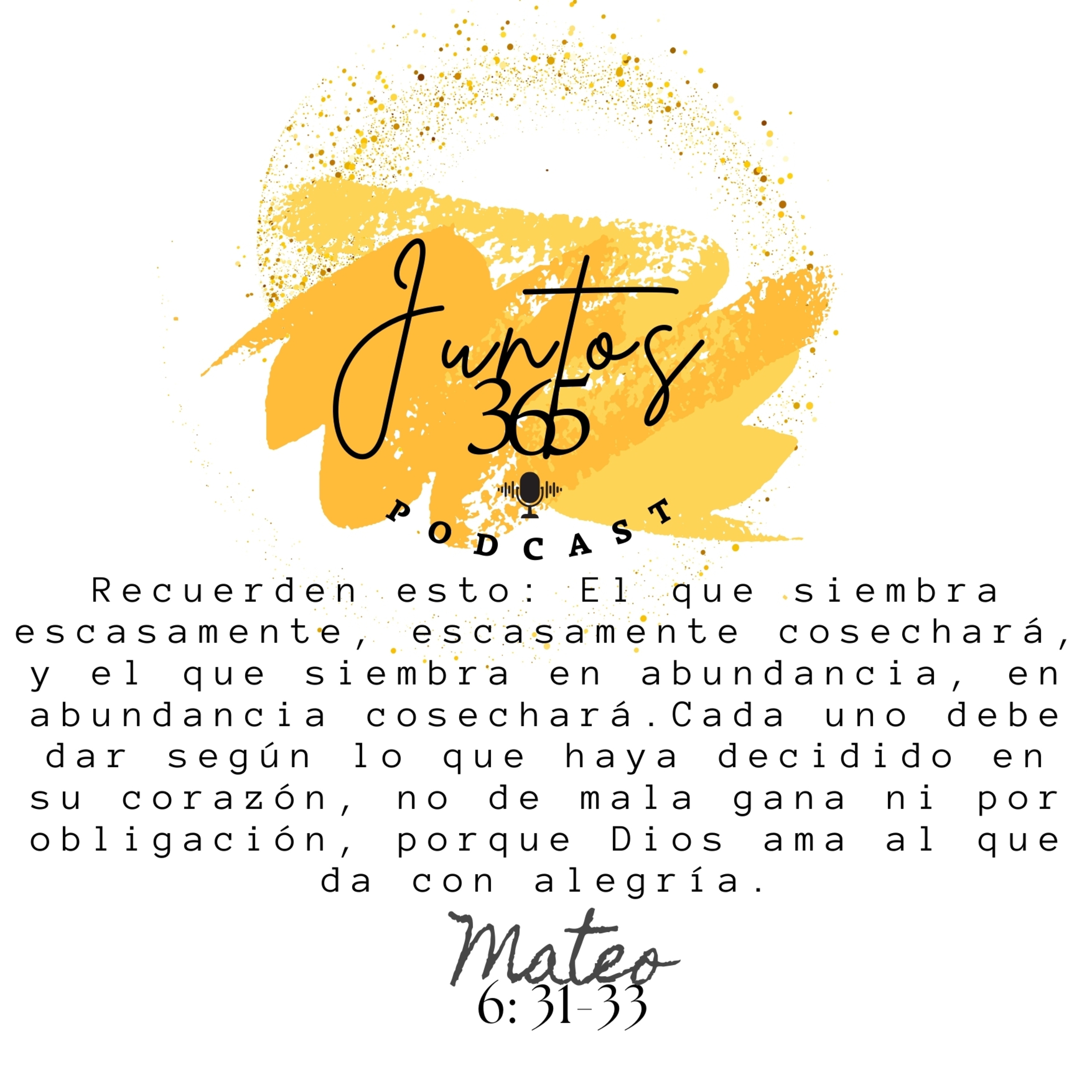 Sábado 01 de junio 2024. Dios ama al que da con alegría episode artwork