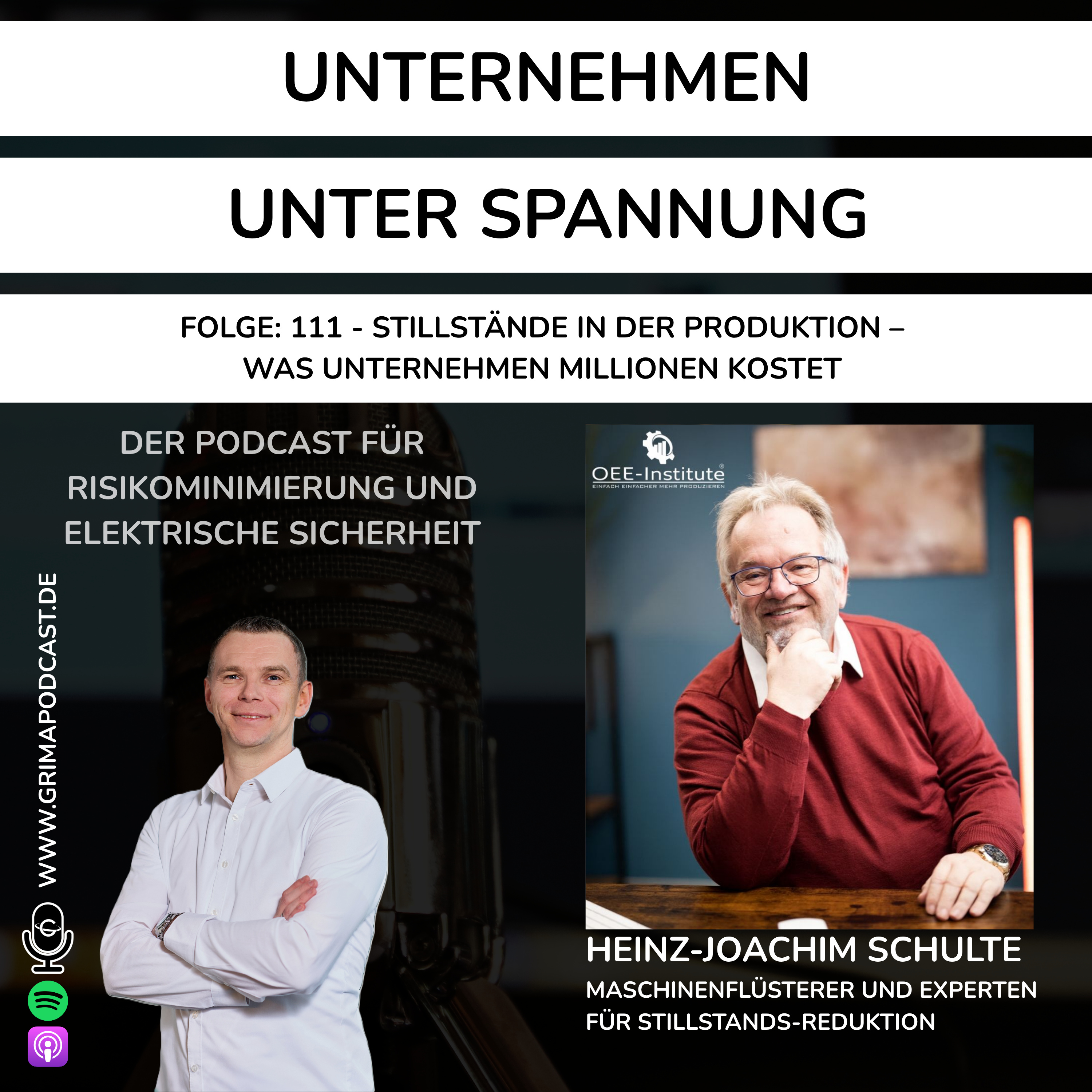Folge: 111 - Stillstände in der Produktion – Was Unternehmen Millionen kostet mit Heinz-Joachim Schulte episode artwork