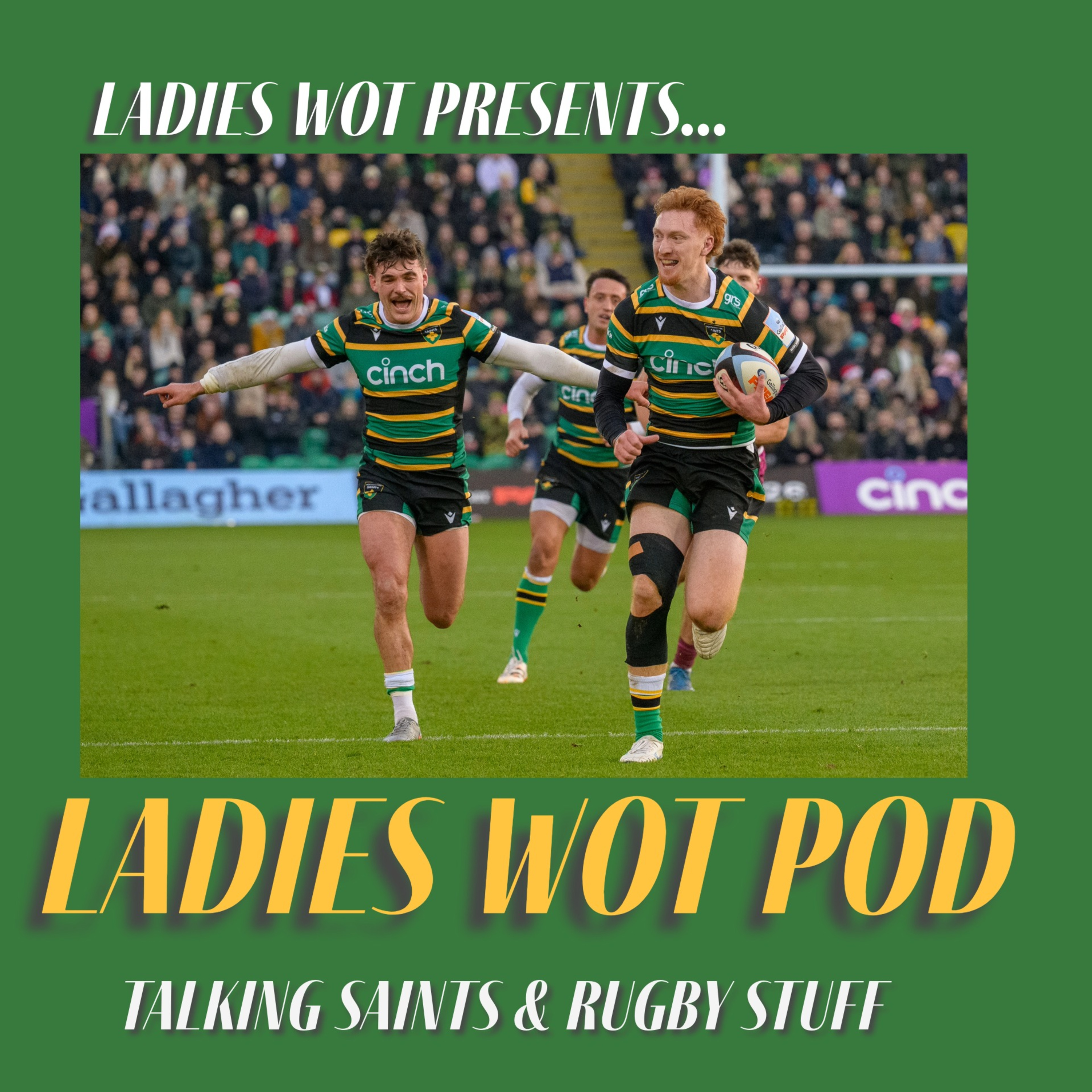 Ladies Wot Pod Series 2!! Episode 22 - A bumper festive edition of Saints, Blues and Lightning featuring the Ginger Ninja and a Kemeny special