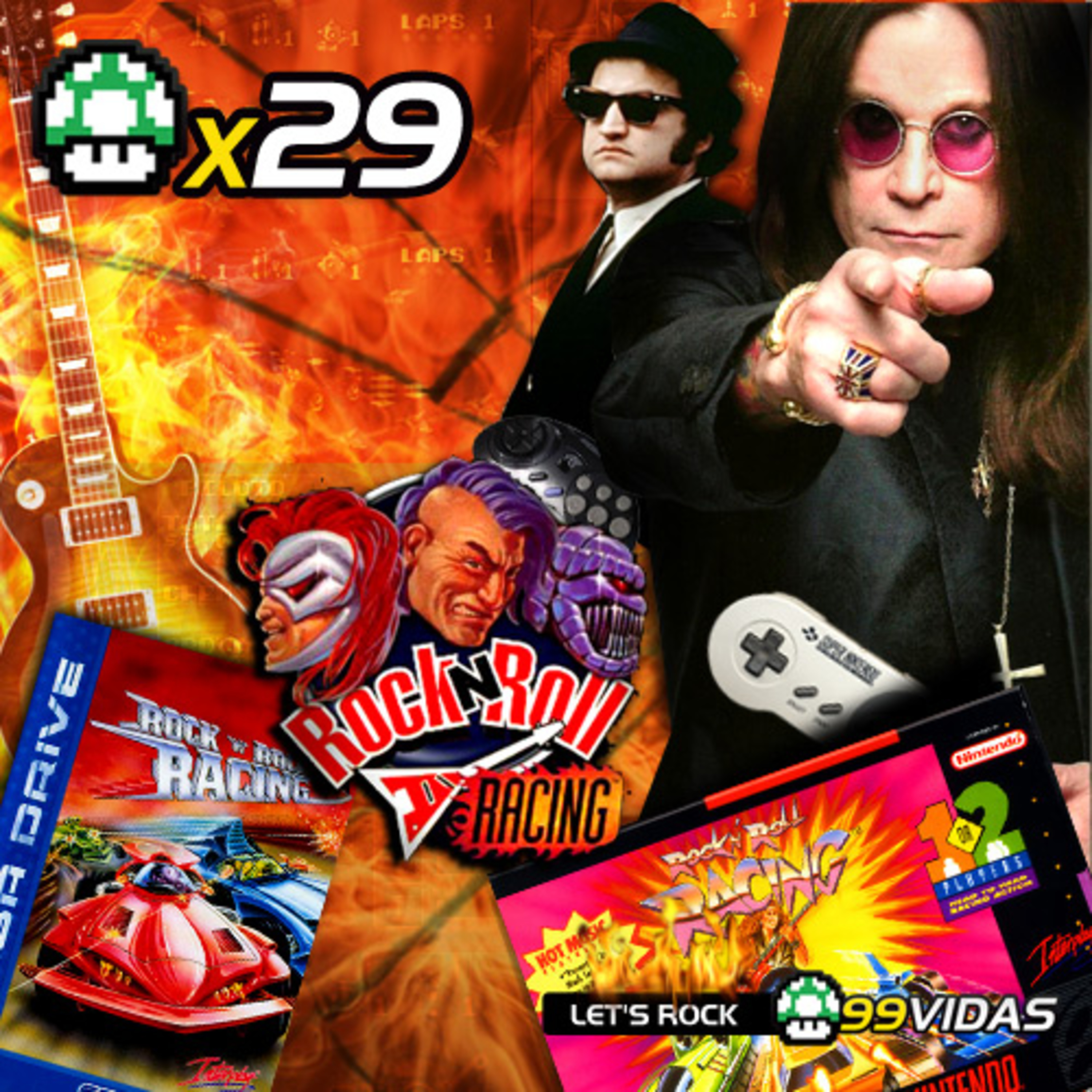 99Vidas 29 - Rock N' Roll Racing