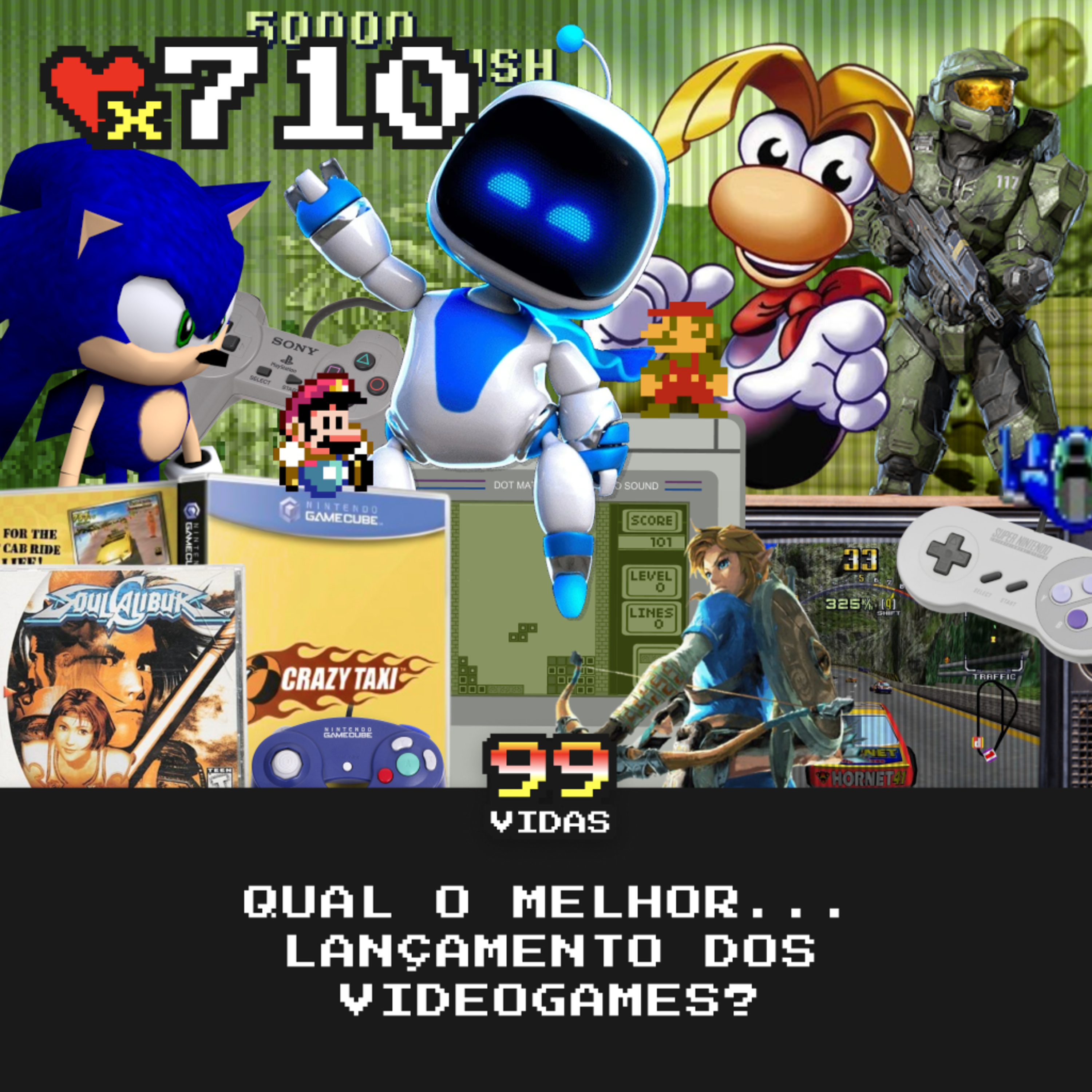 99Vidas 710 - Qual o melhor… lançamento de videogame?