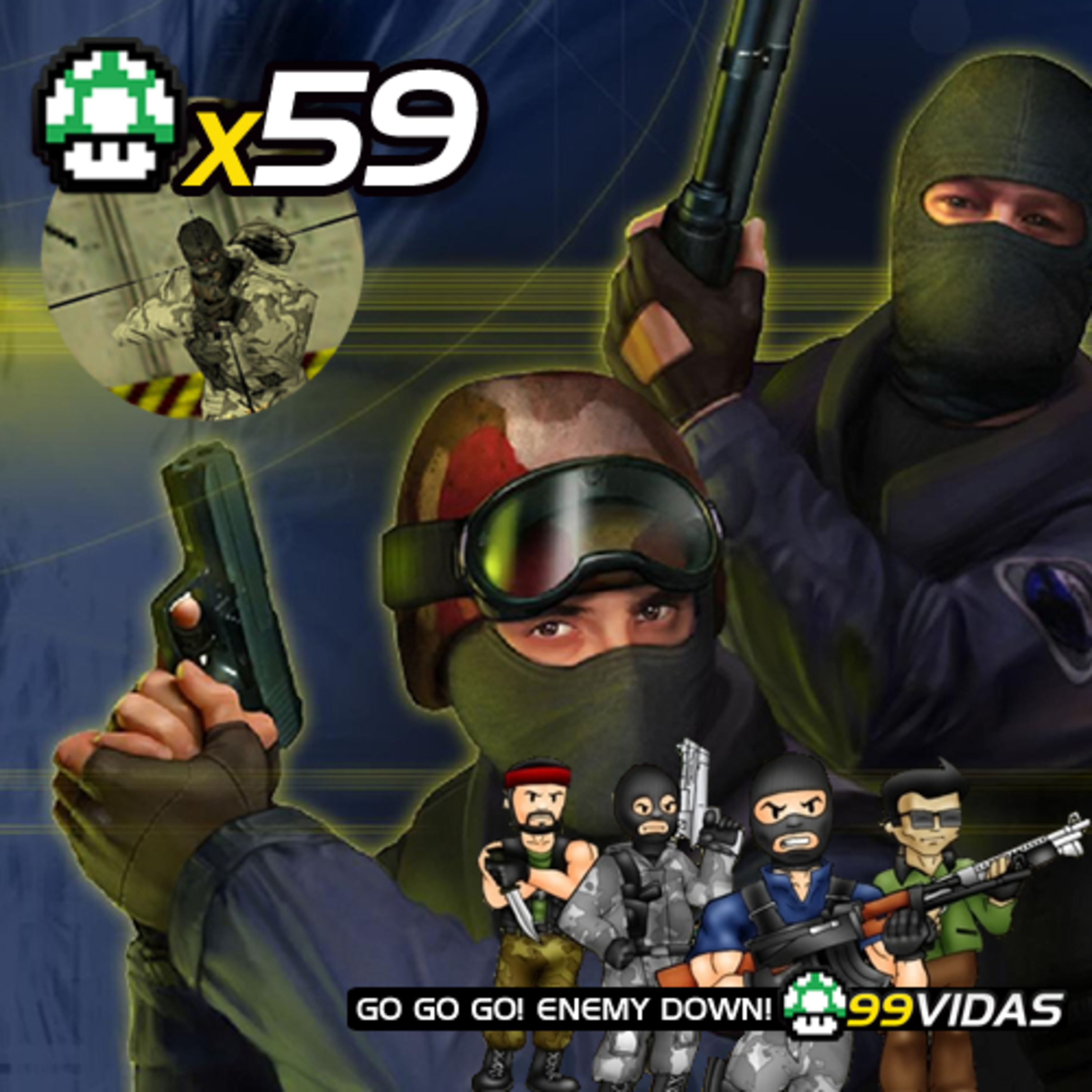 99Vidas 59 - Counter-Strike (CS), o pai das lan houses no Brasil!