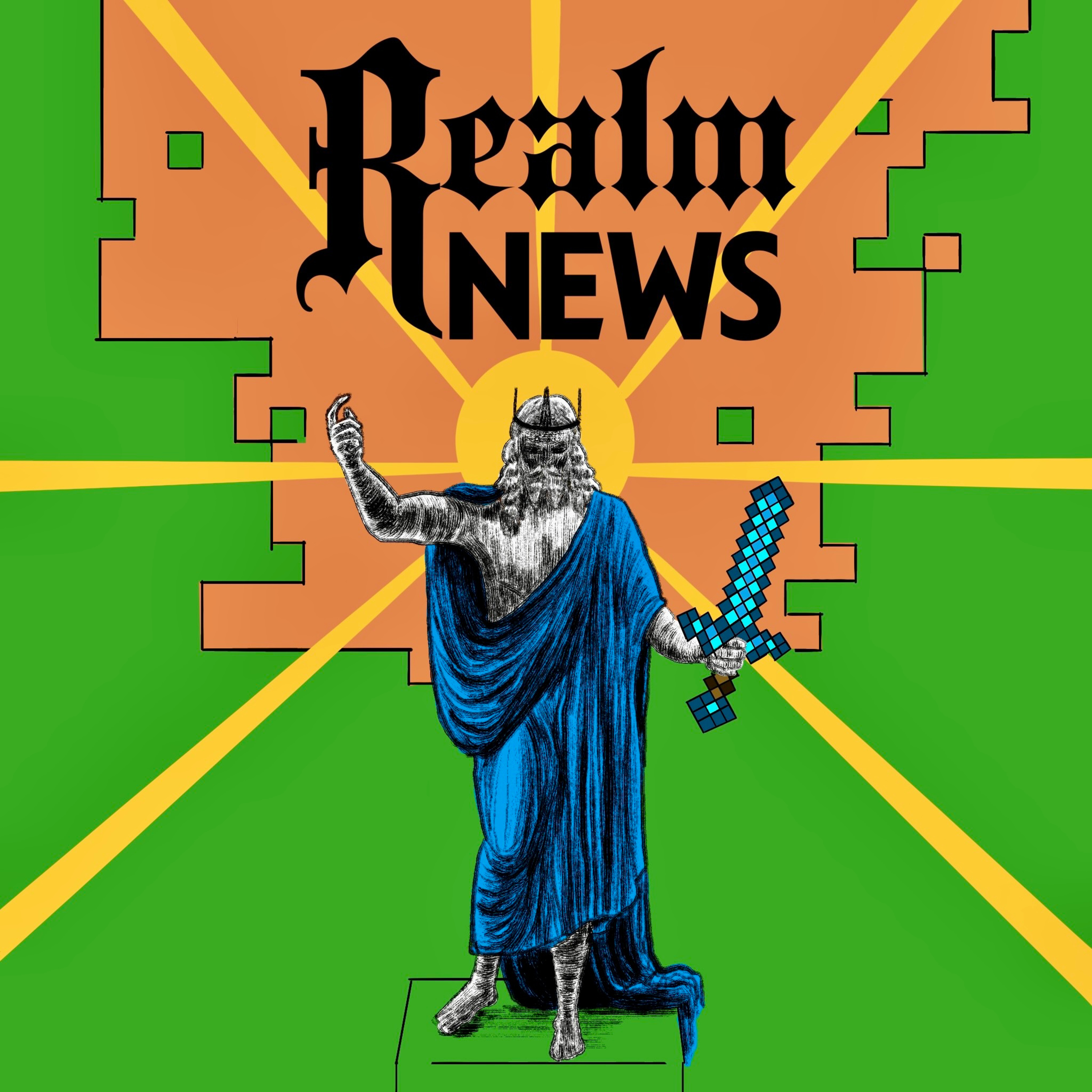 Ep # 139 : Welcome Minecraft Artist/DJ Cyklopps to Realm News episode artwork