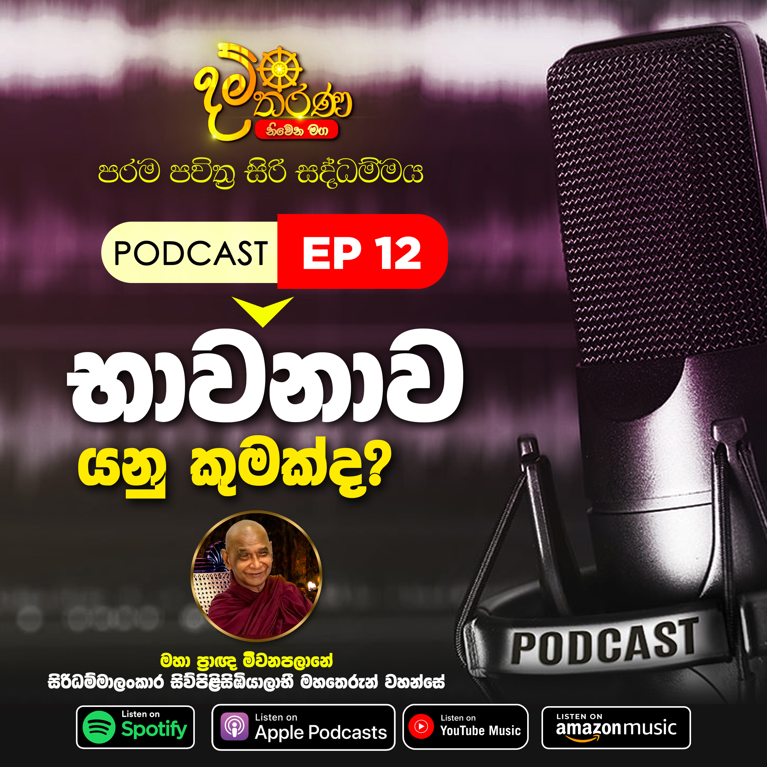 12 - භාවනාව යනු කුමක්ද ? episode artwork