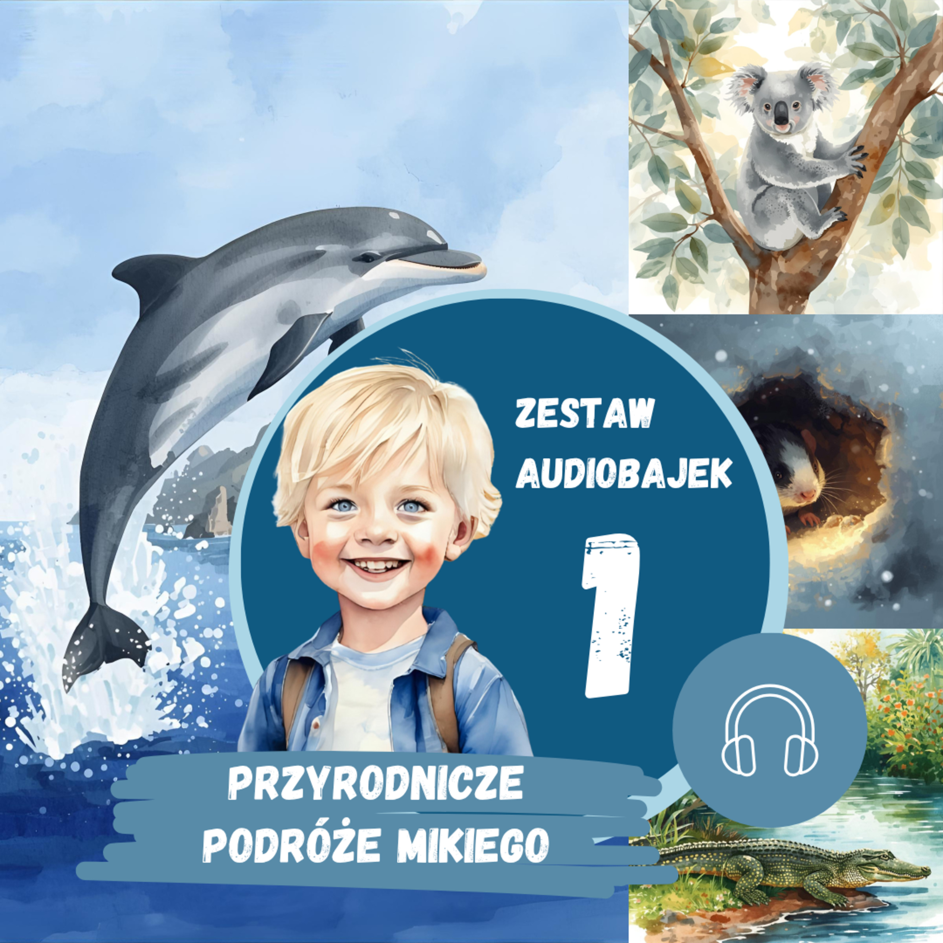 Zestaw 4 audiobajek - Przyrodnicze Podróże Mikiego episode artwork