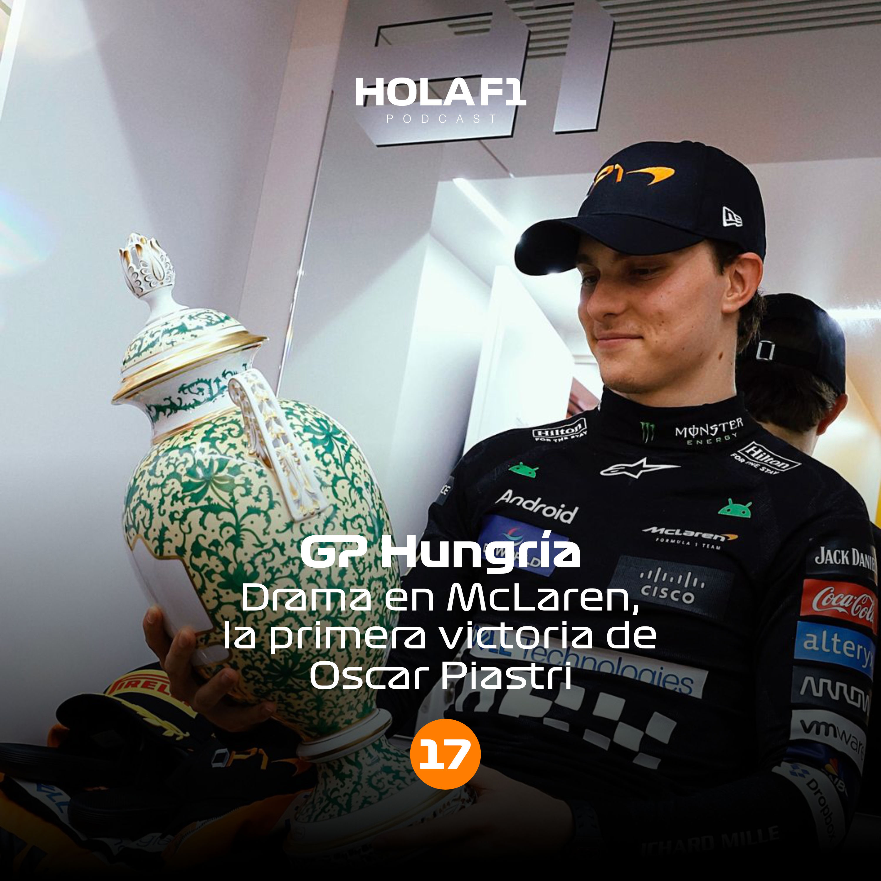 Drama en McLaren: La primera victoria de Oscar Piastri episode artwork