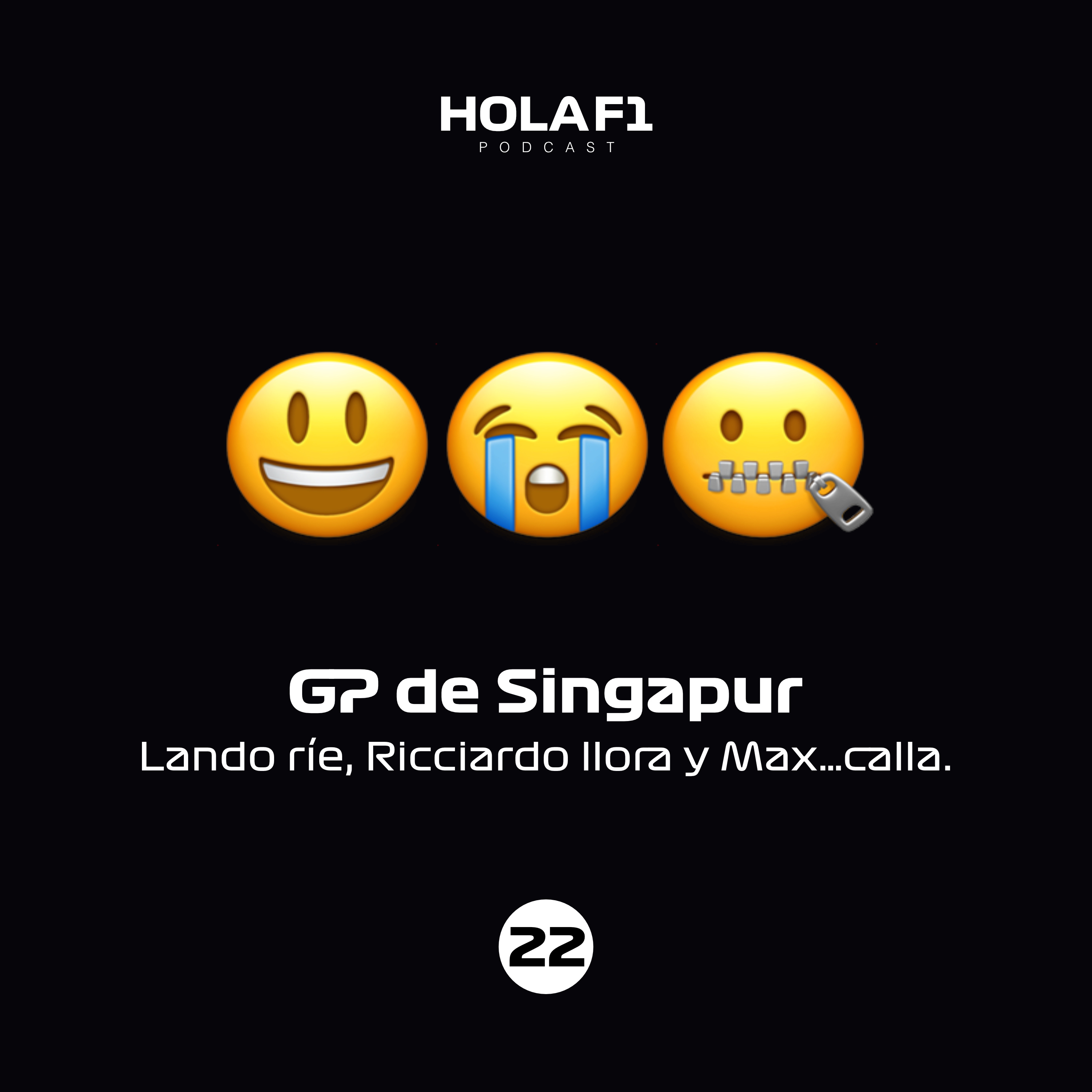 GP Singapur- Lando ríe, Ricciardo llora y Max…calla. episode artwork