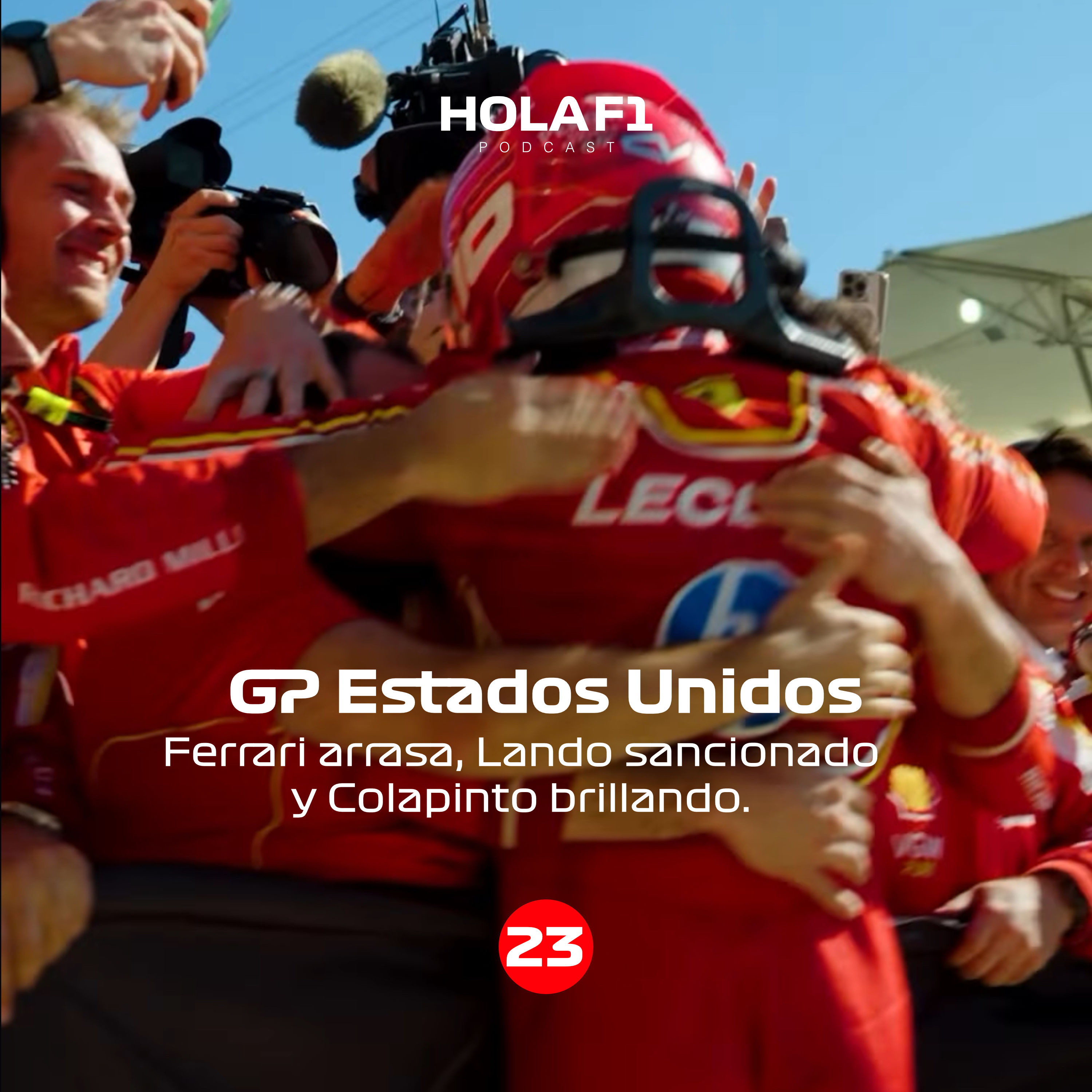 GP Estados Unidos: Ferrari arrasa, Lando sancionado y Colapinto brillando. episode artwork