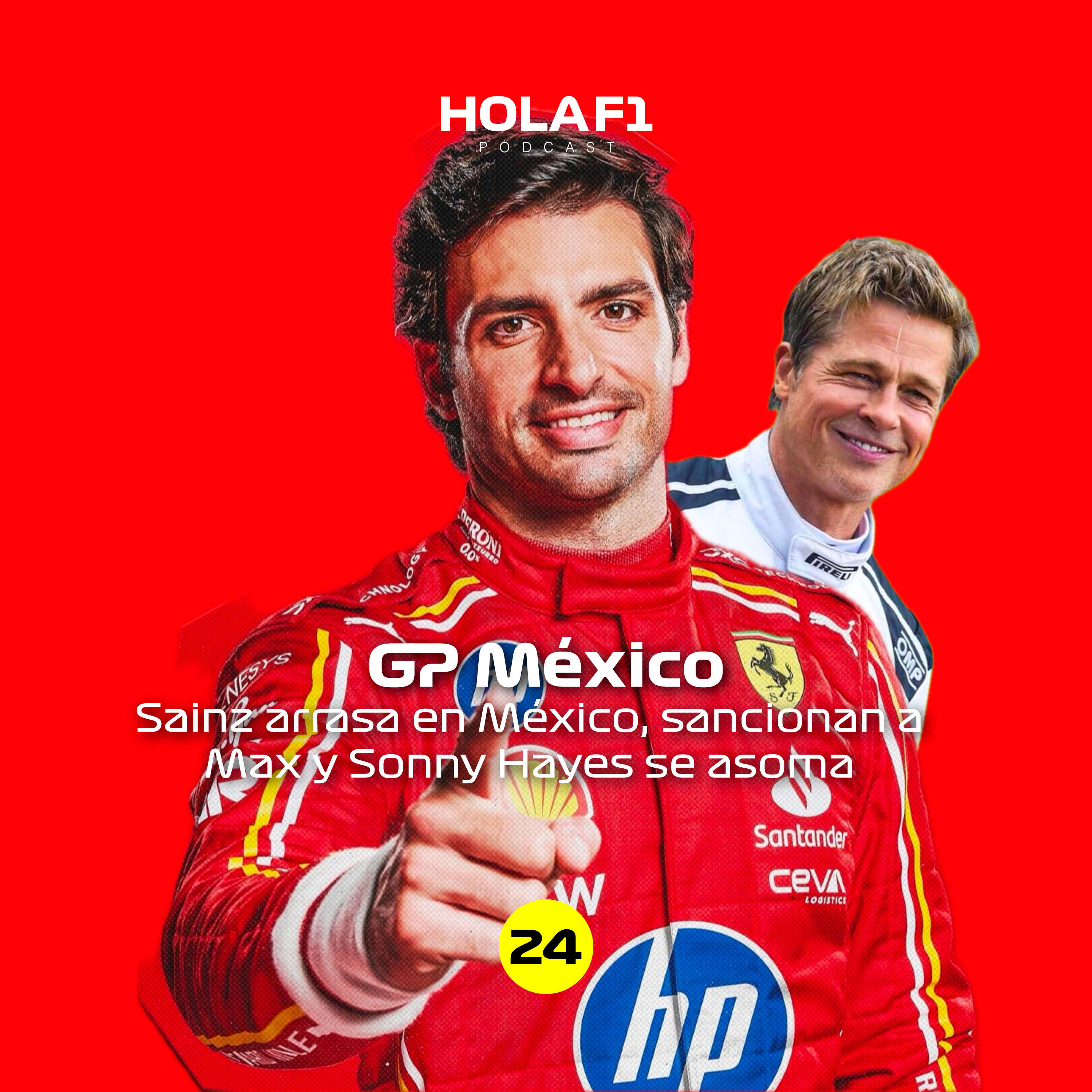 Sainz arrasa en México, sancionan a Max y Sonny Hayes se asoma episode artwork