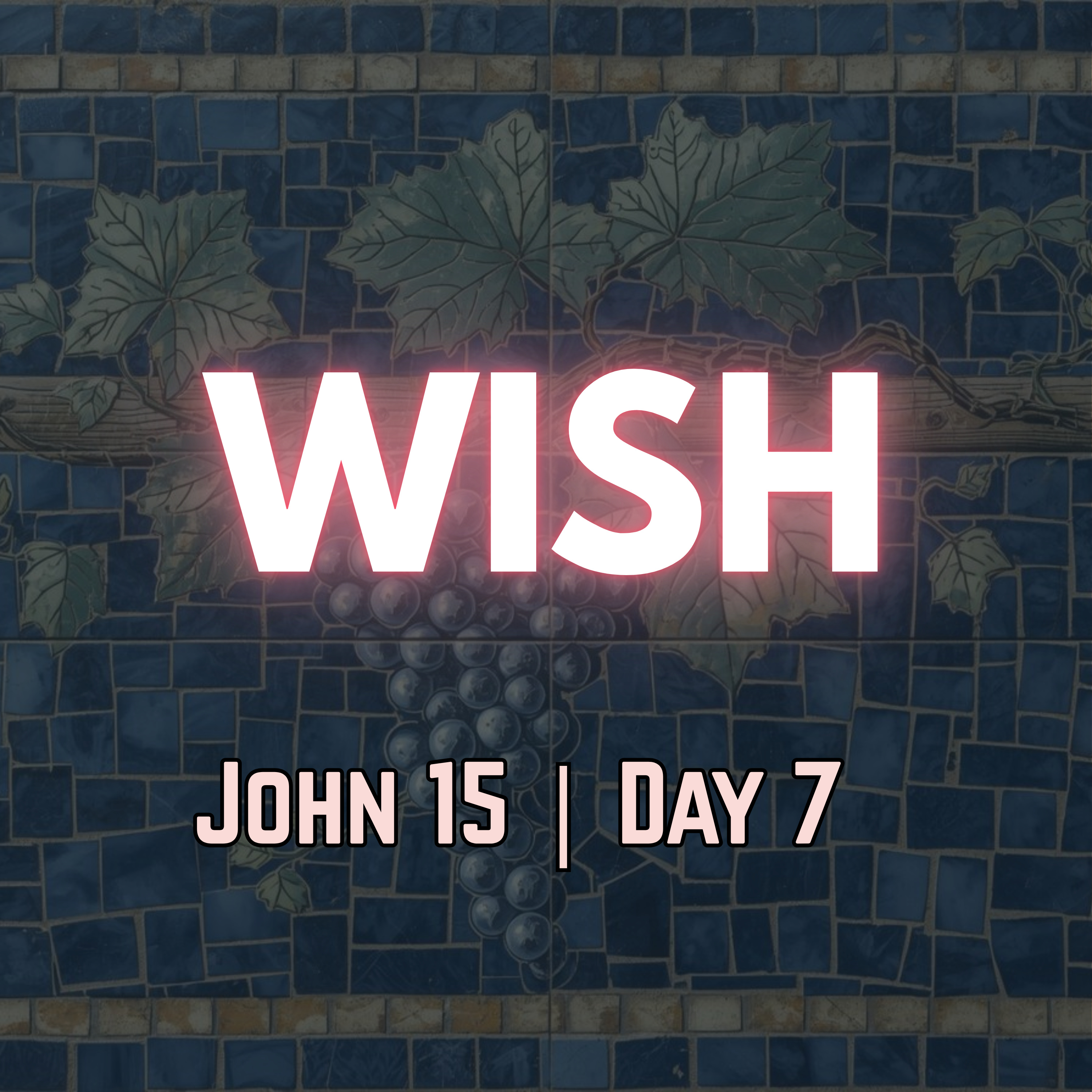 Ask Whatever You Wish | John 15:7 | Day 7 of 27 | Daily Christian Meditation episode artwork