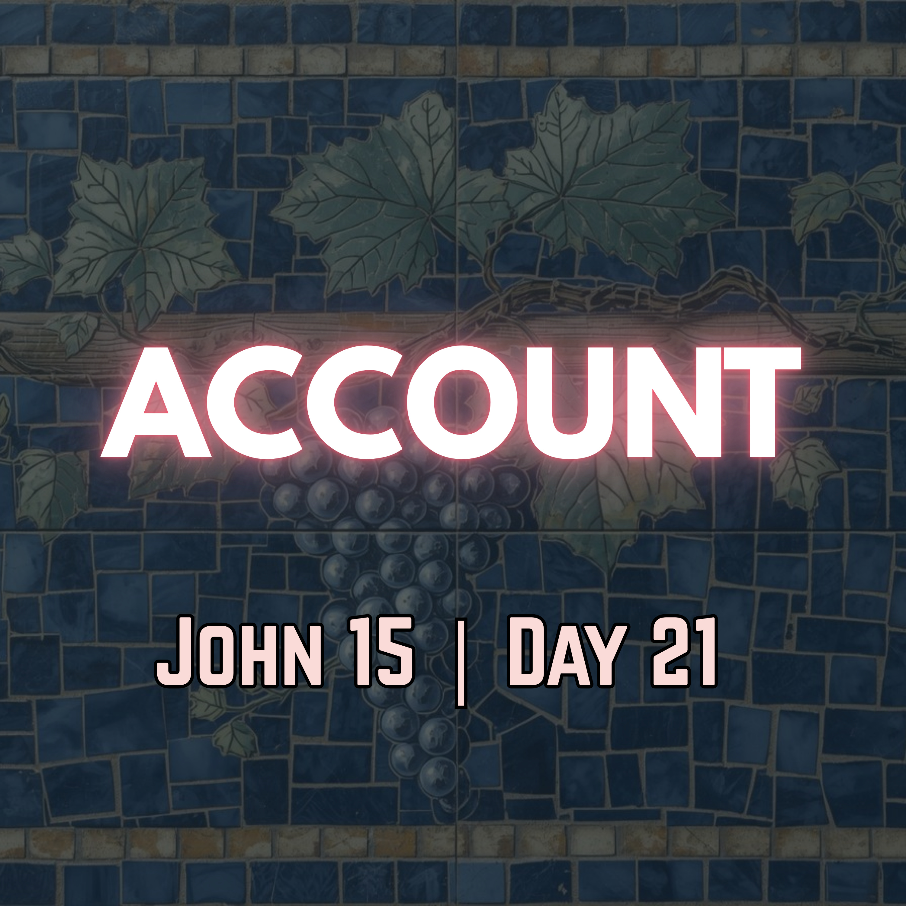 On Account of My Name | John 15:21 | Day 21 of 27 | Daily Christian Meditation episode artwork