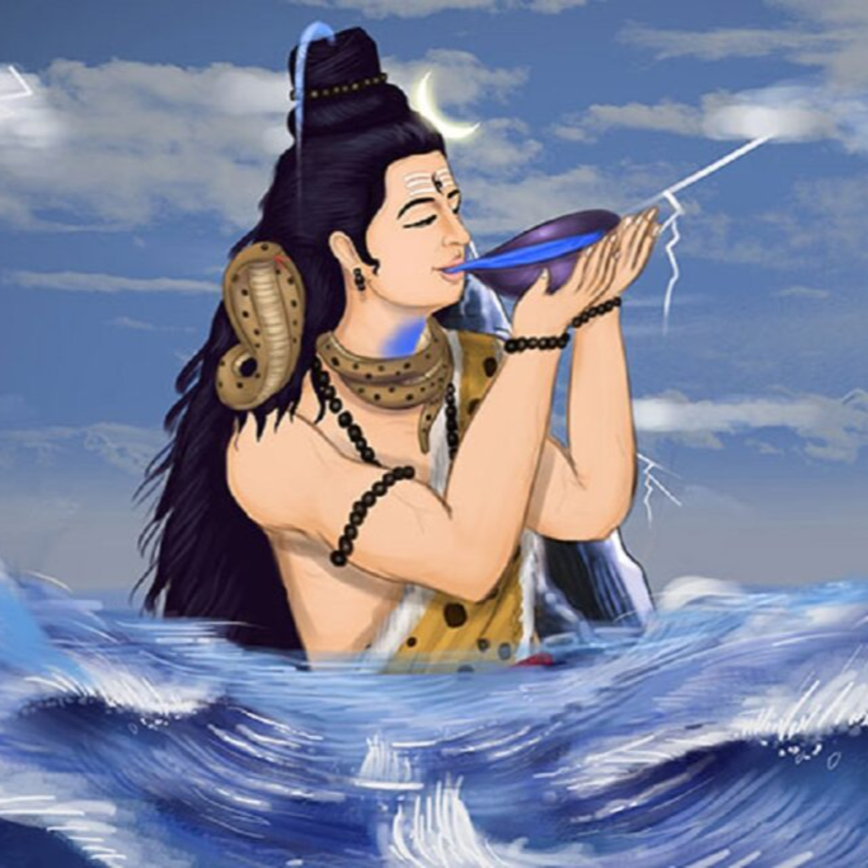 Why is Shiva called Neelakandan?
