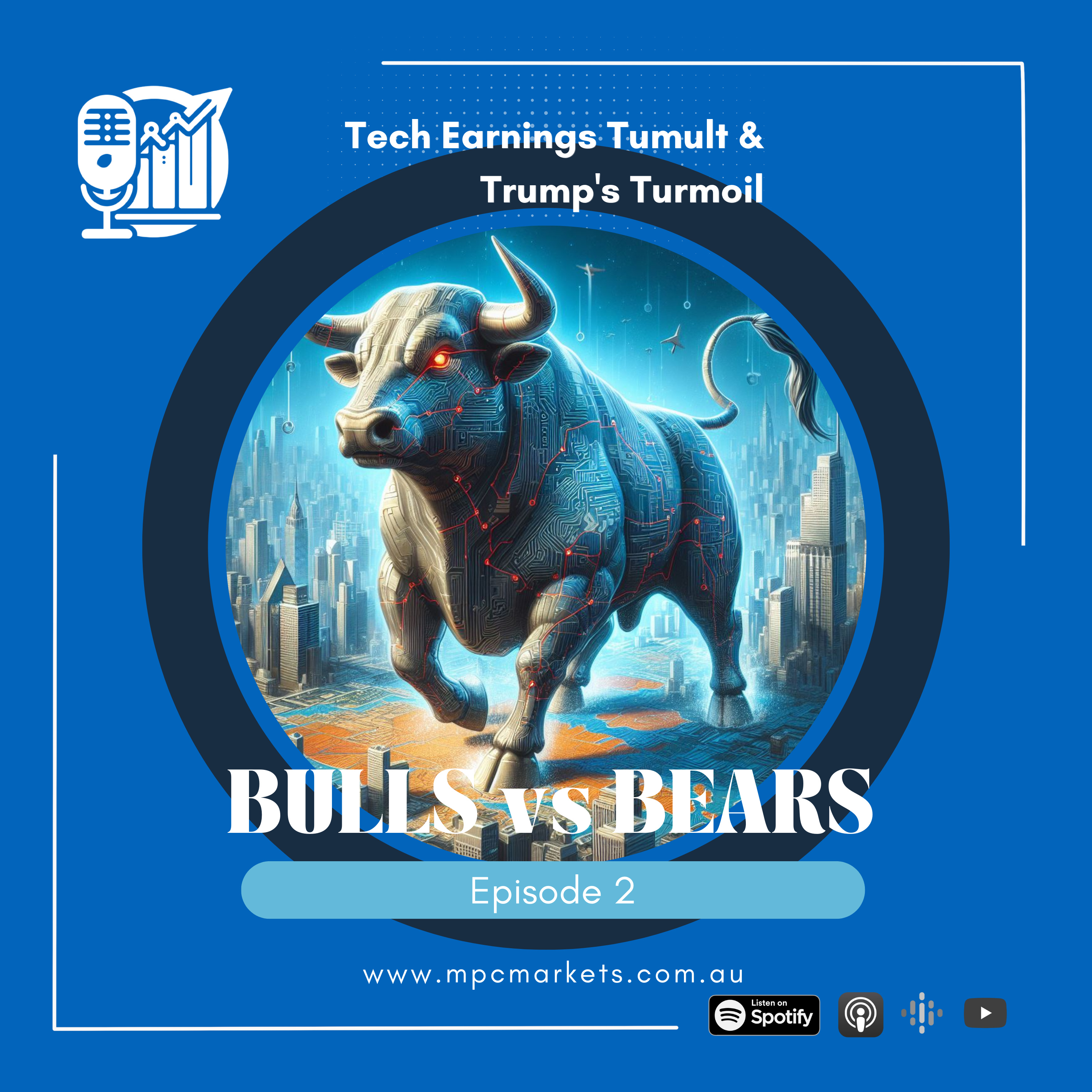 Episode 2: Tech Earnings Tumult & Trump's Turmoil episode artwork