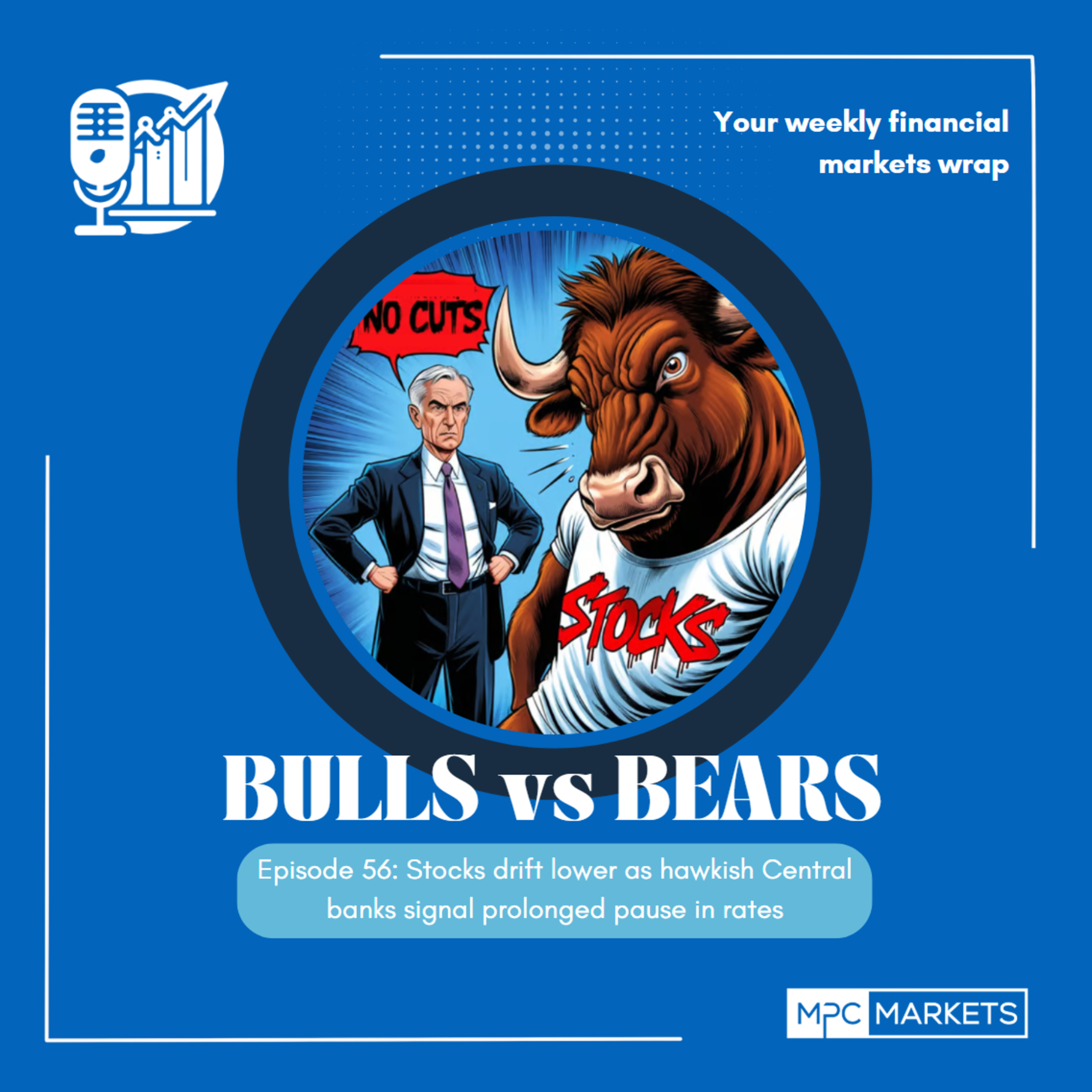 Episode 56: Stocks drift lower as hawkish Central banks signal prolonged pause in rates episode artwork
