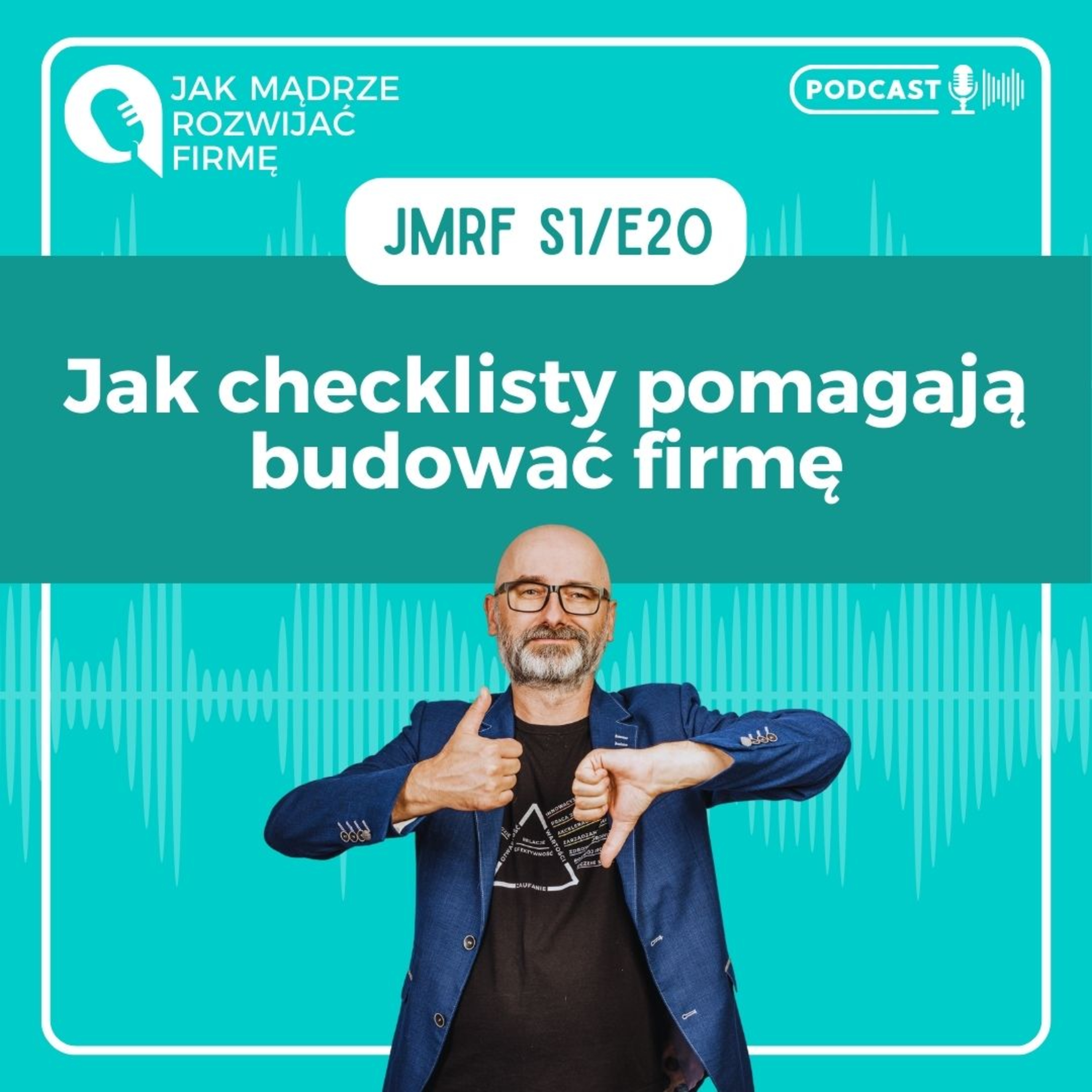 JMRF 20. Jak checklisty pomagają budować firmę? AUDIOBOOK episode artwork
