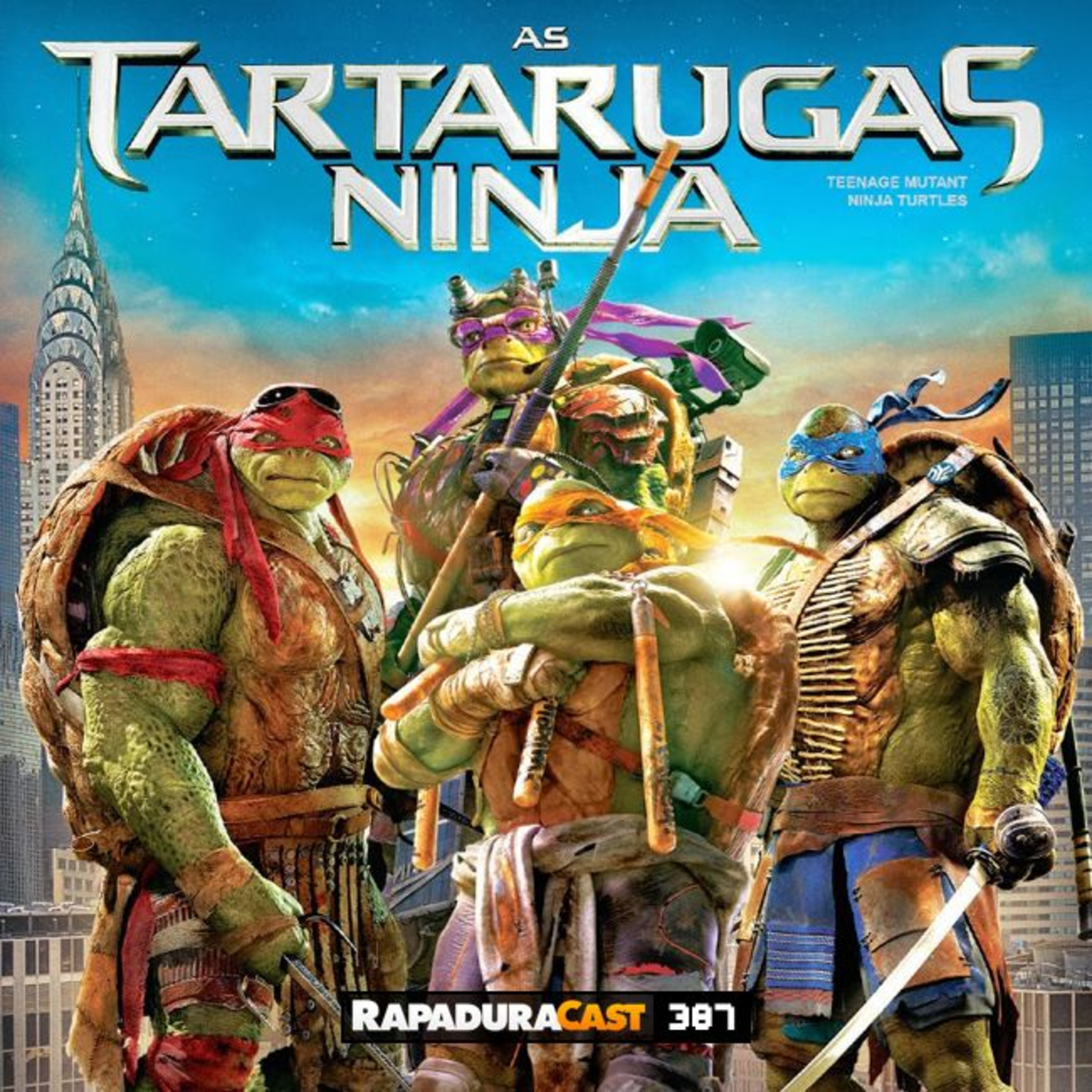 RapaduraCast 387 - As Tartarugas Ninja (HQs, animações, games e filmes) episode artwork