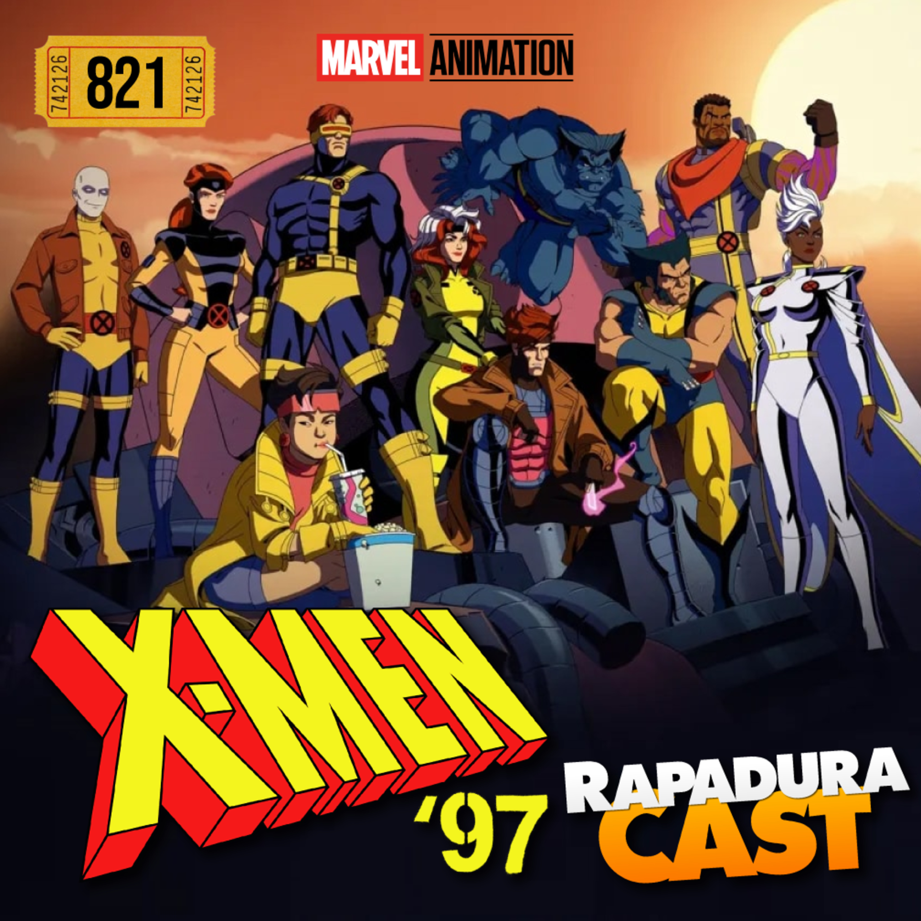 RapaduraCast 821 - X-Men '97 é a prova que o gênero "herois" não saturou! episode artwork