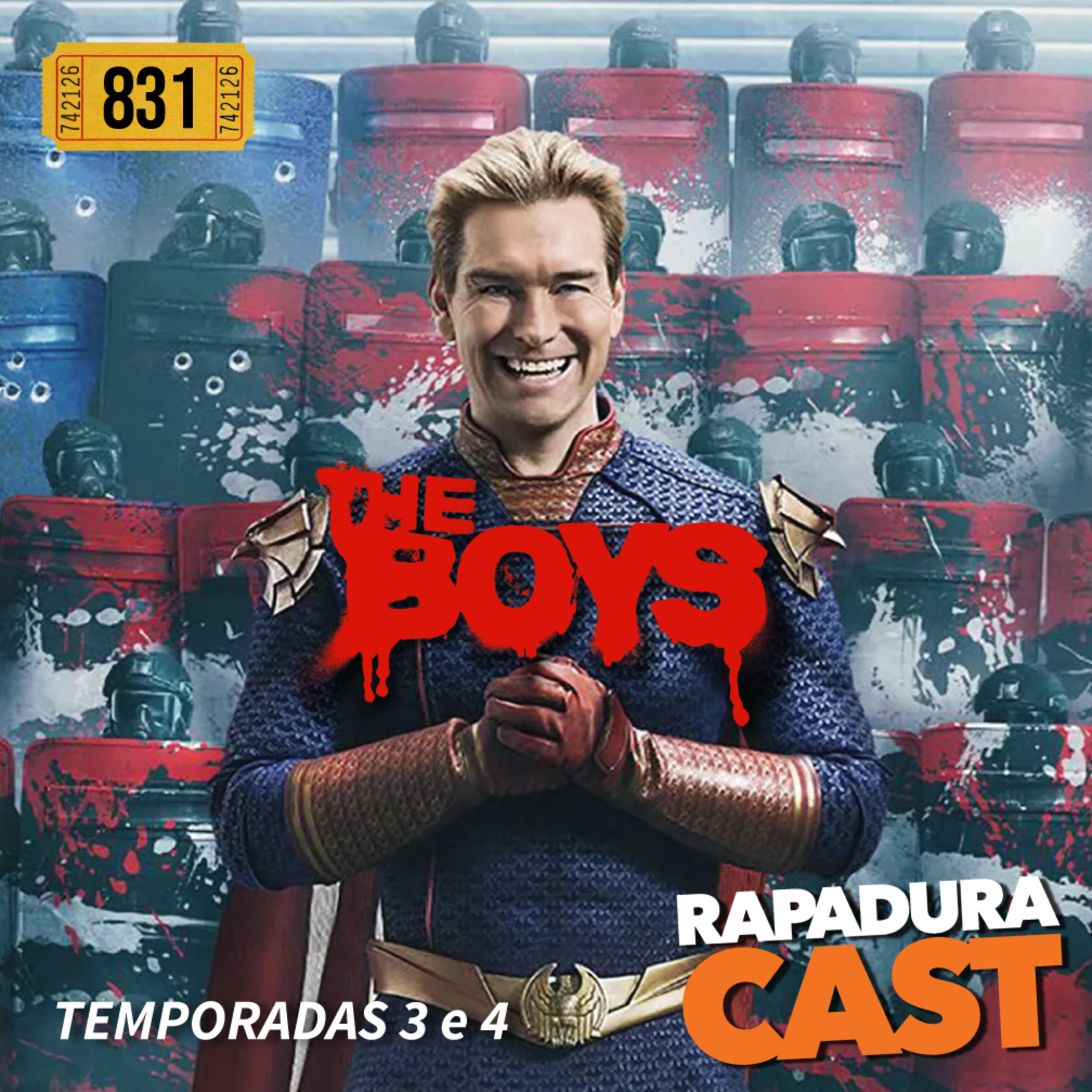 RapaduraCast 831 - The Boys 3 e 4: chegou no auge e caiu? episode artwork
