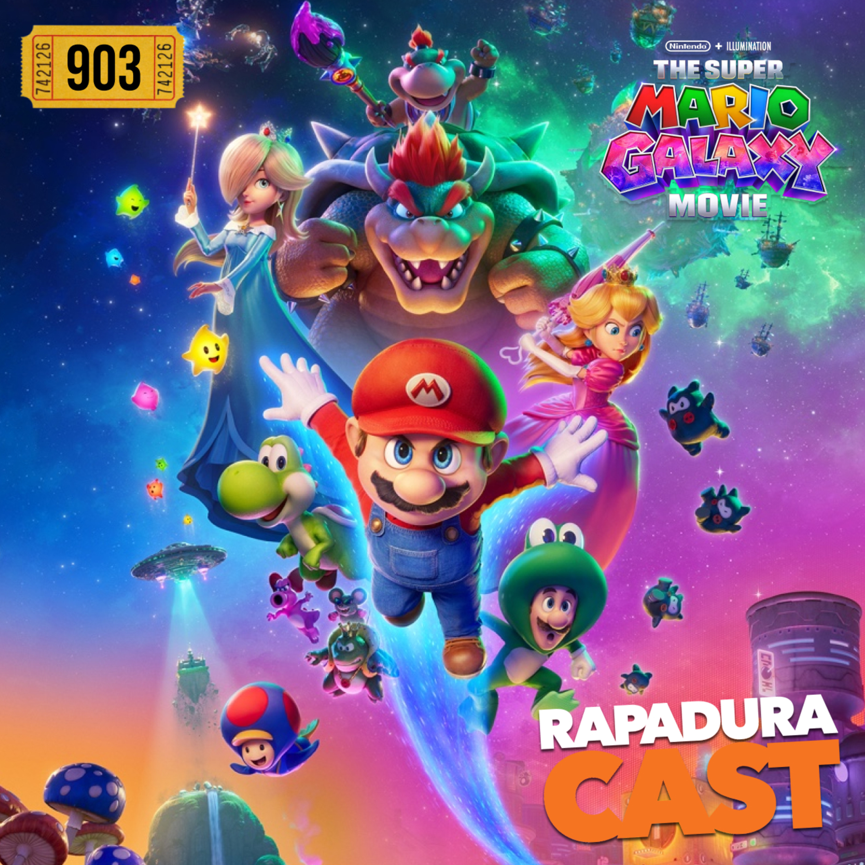 RapaduraCast 903 - O problema de Super Mario Galaxy: O Filme