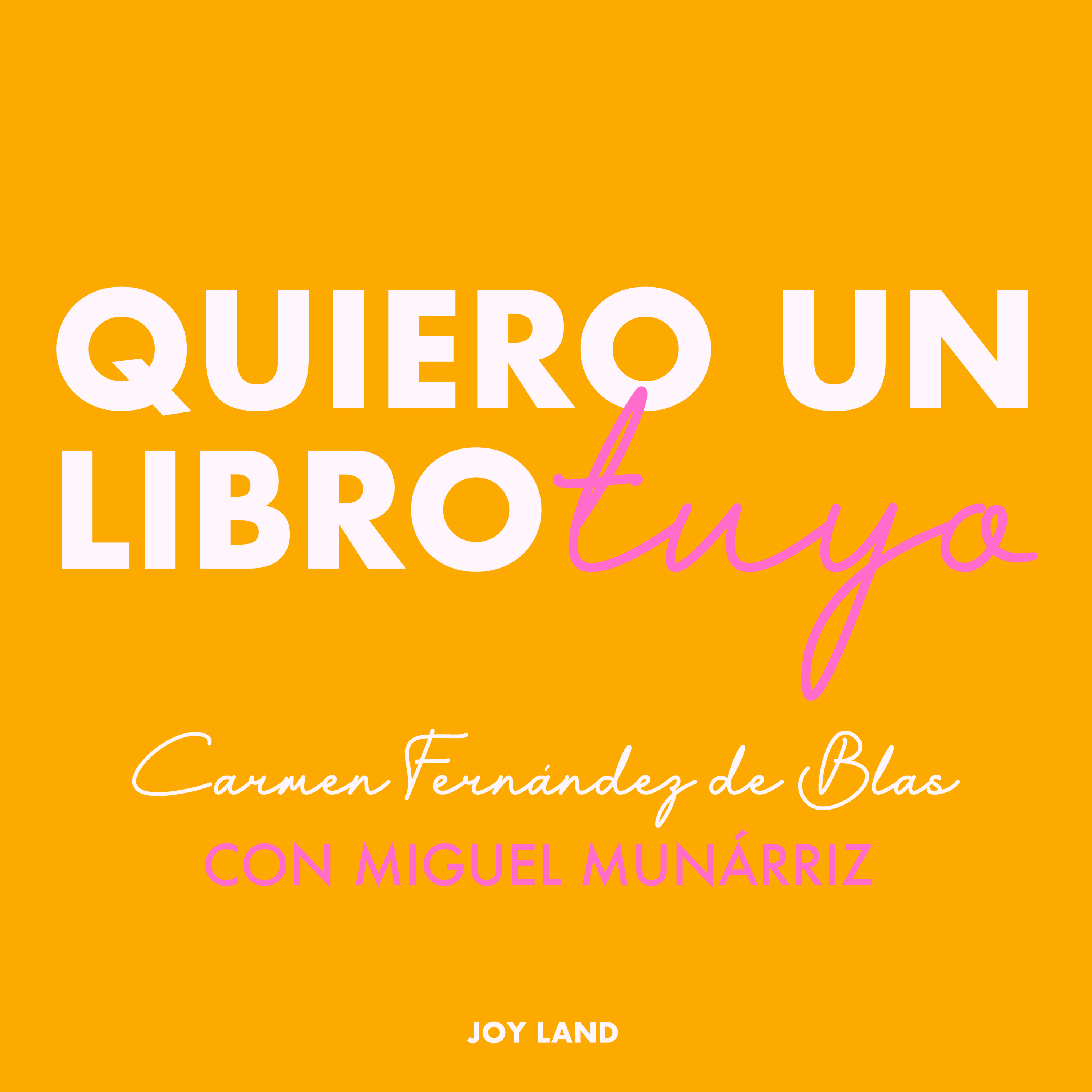 Quiero un libro tuyo