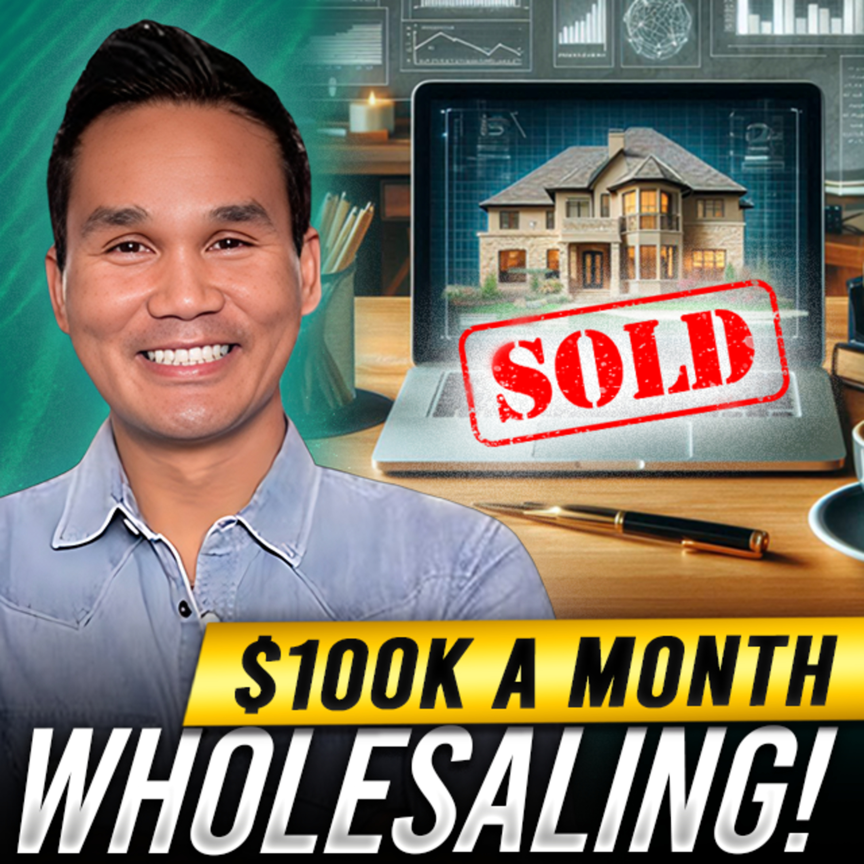 How to make $100,000 a month with a virtual team wholesaling houses! With Khang!!!! (#76)
