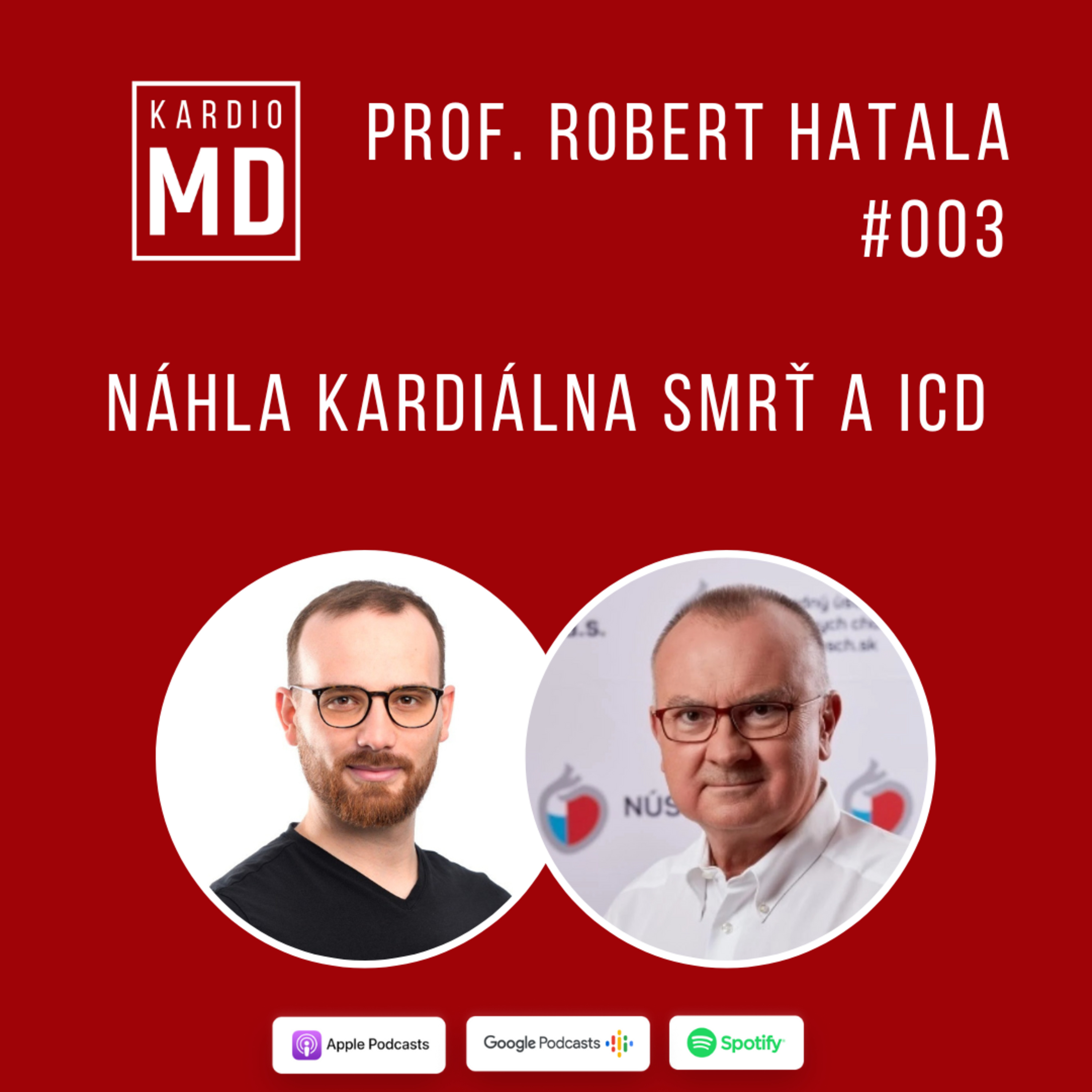 #003 Náhla kardiálna smrť a ICD - prof. Robert Hatala episode artwork