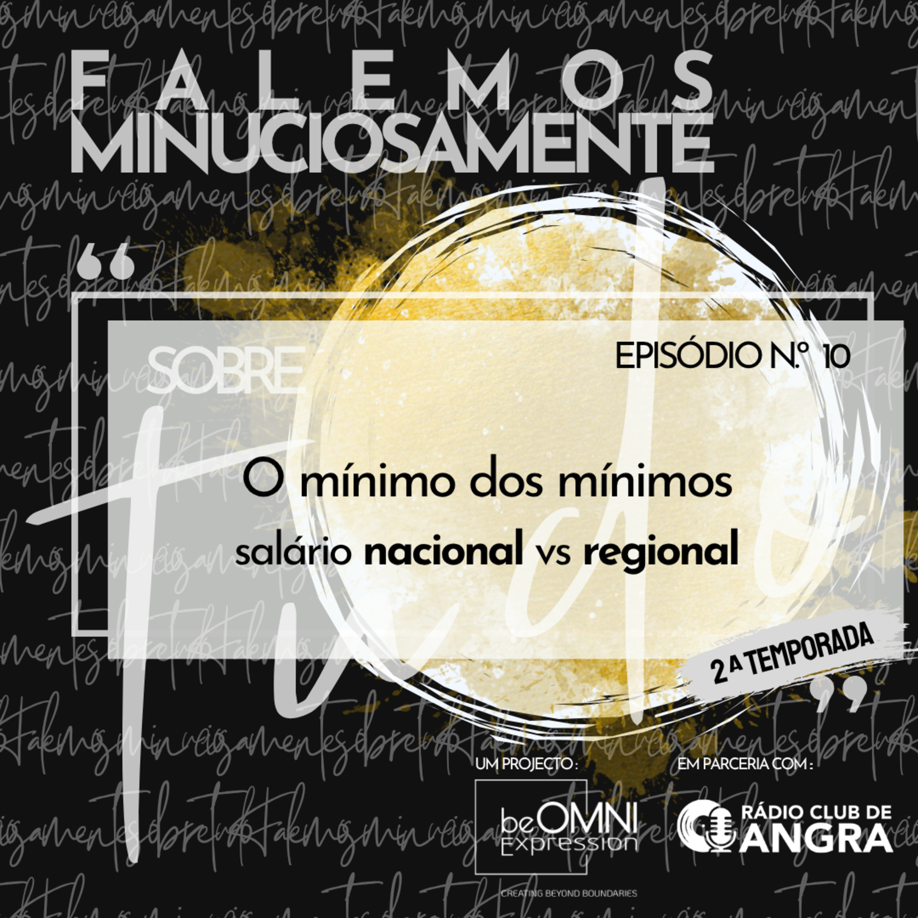 Falemos minuciosamente sobre tudo