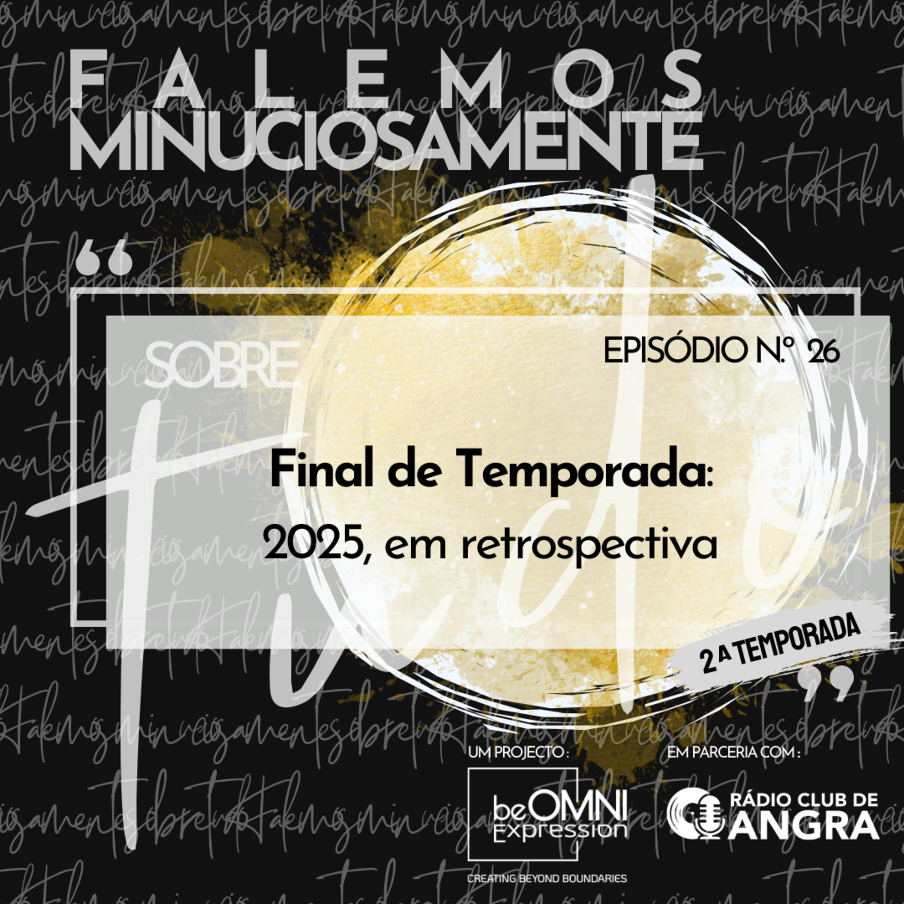 Falemos minuciosamente sobre tudo