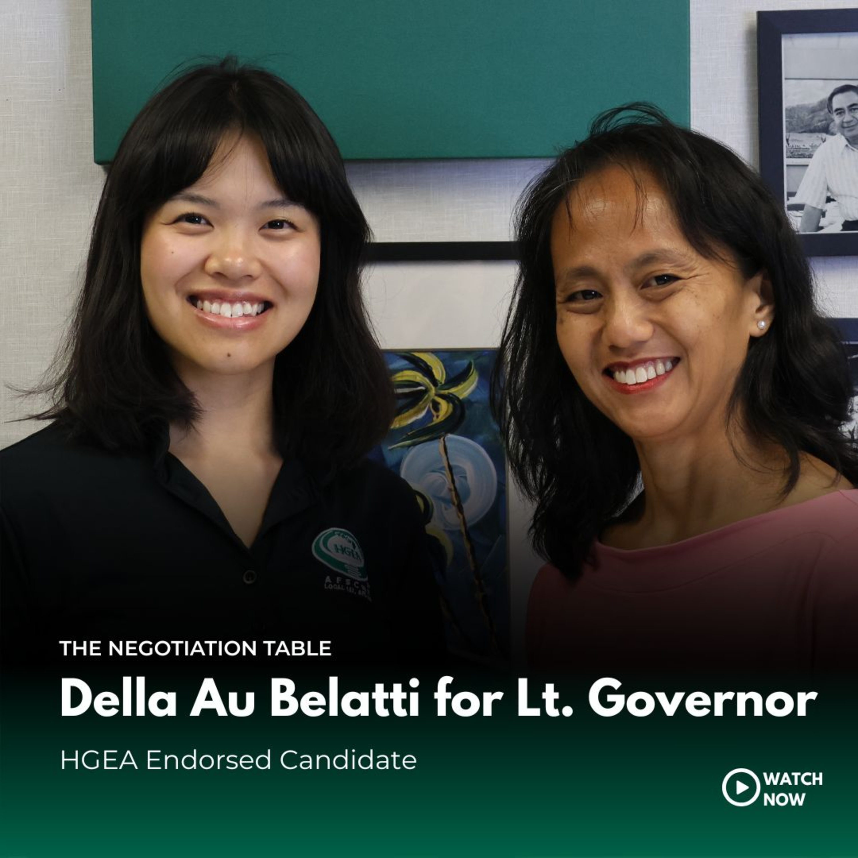 The Negotiation Table | Della Au Belatti For Lieutenant Governor