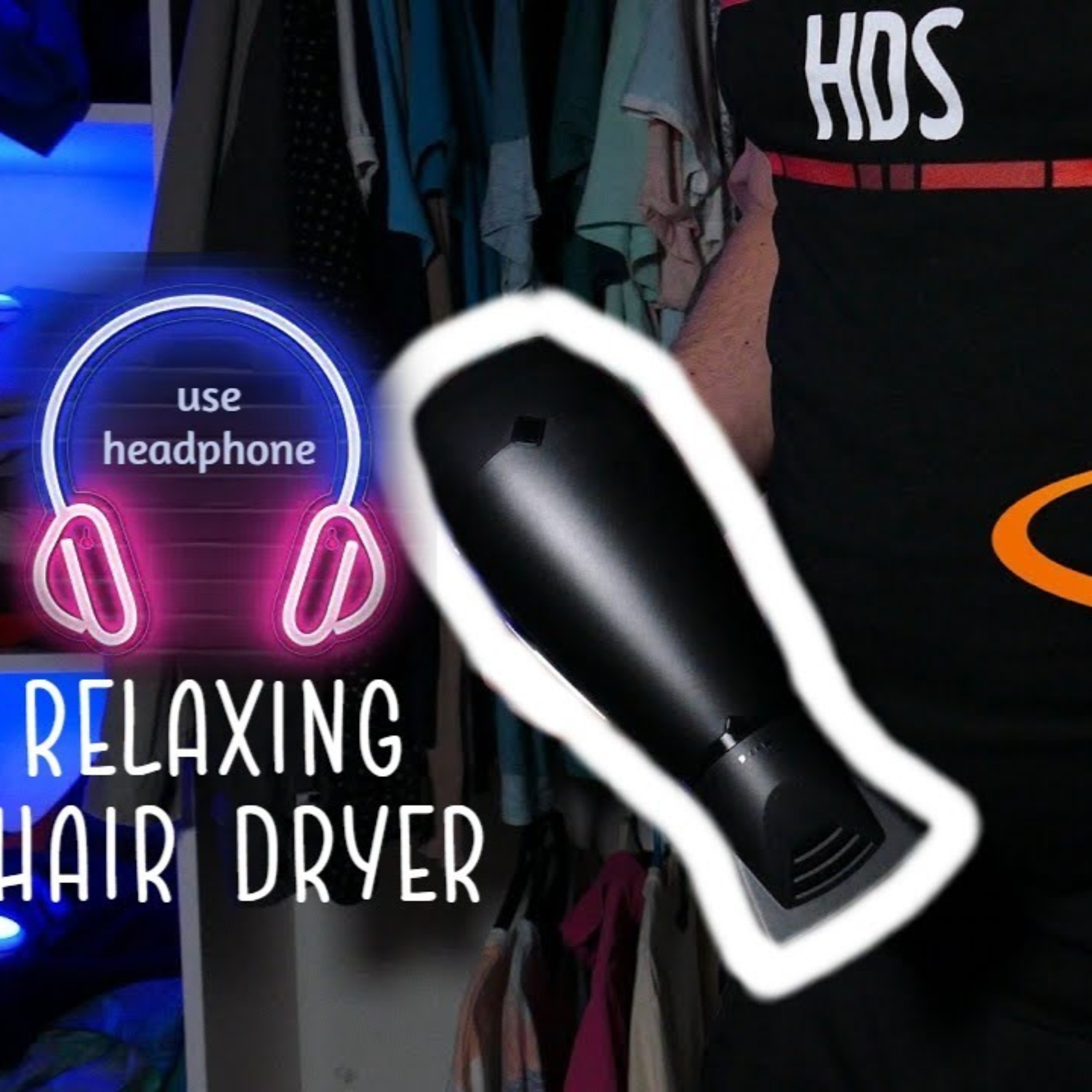 #672, I will help you relieve your stress with this HAIR DRYER episode artwork