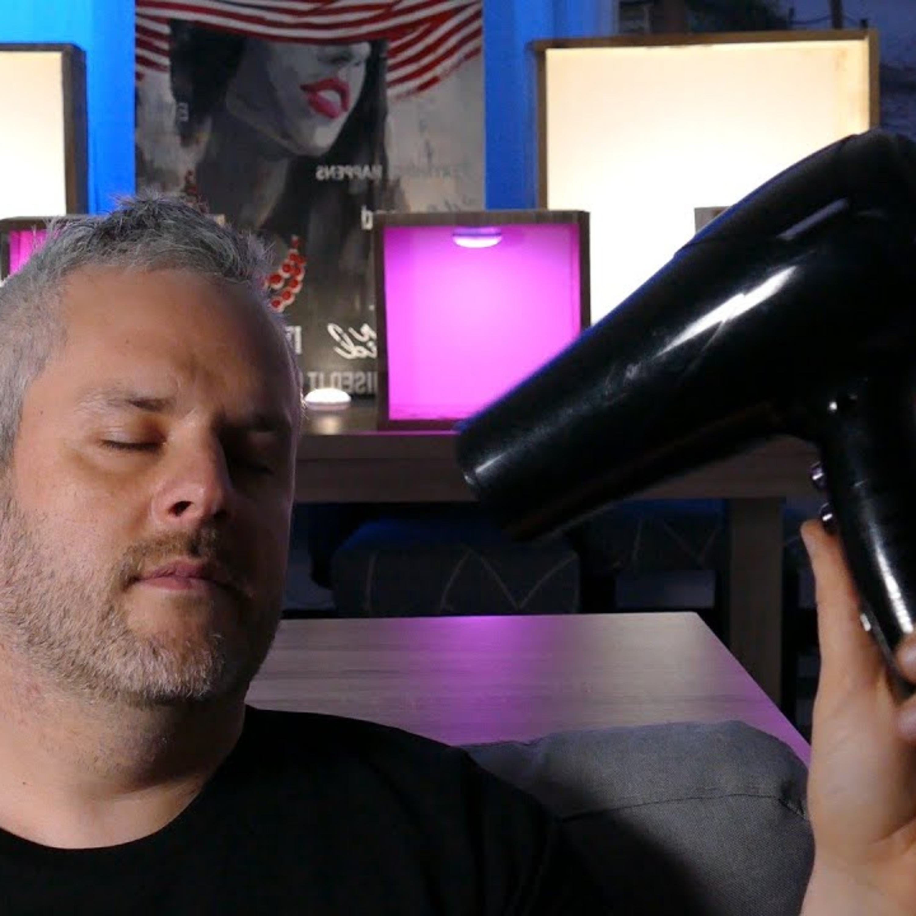 #770, Lie back, close your eyes and relax with this relaxing HAIR DRYER sound episode artwork