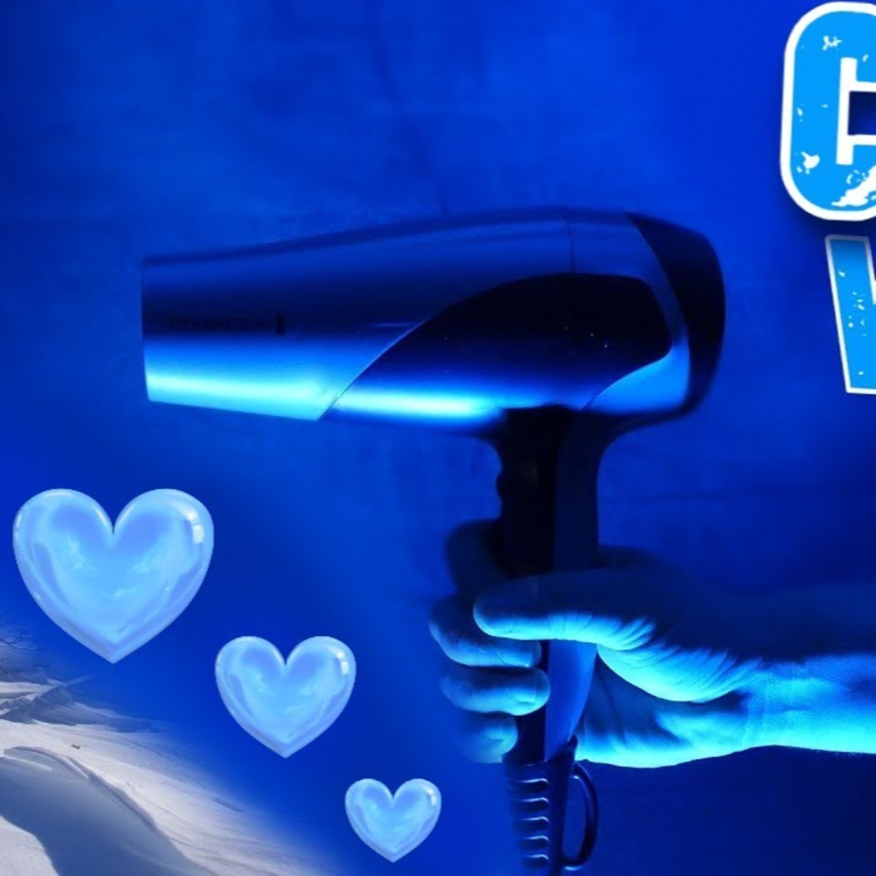 #596, Un son relaxant du VENT froid et du SECHE CHEVEUX, HAIR DRYER and WIND sounds episode artwork