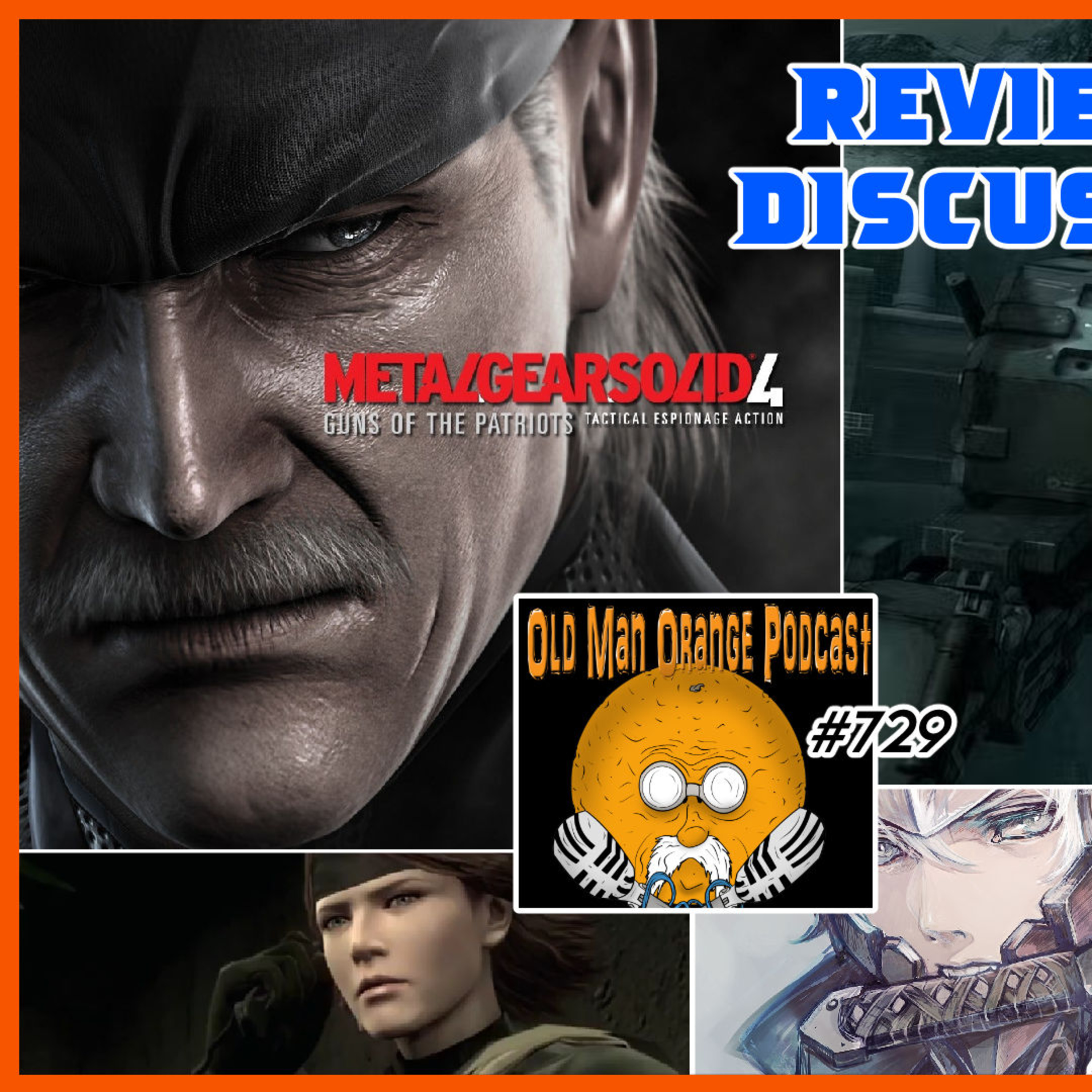 Metal Gear Solid 4 Collection 2 Review & Discussion - Old Man Orange Podcast 729 episode artwork