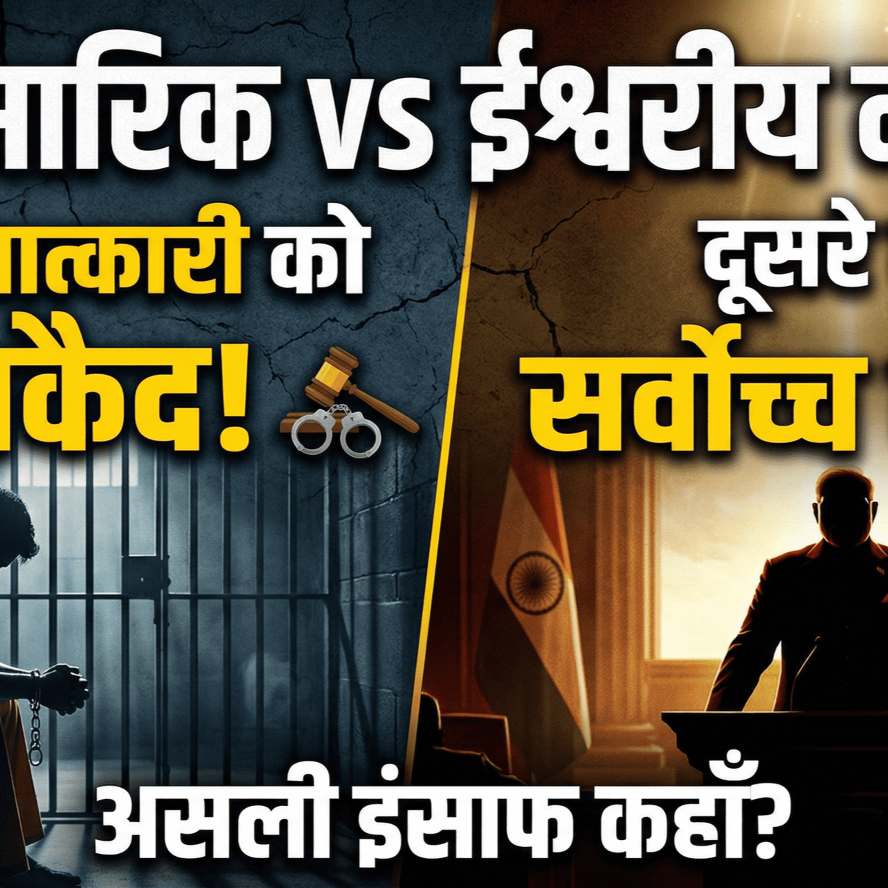 30 Mar 26 - सांसारिक vs ईश्वरीय न्याय: एक बलात्कारी को उम्र कैद, दूसरे को सर्वोच्च सत्ता? episode artwork