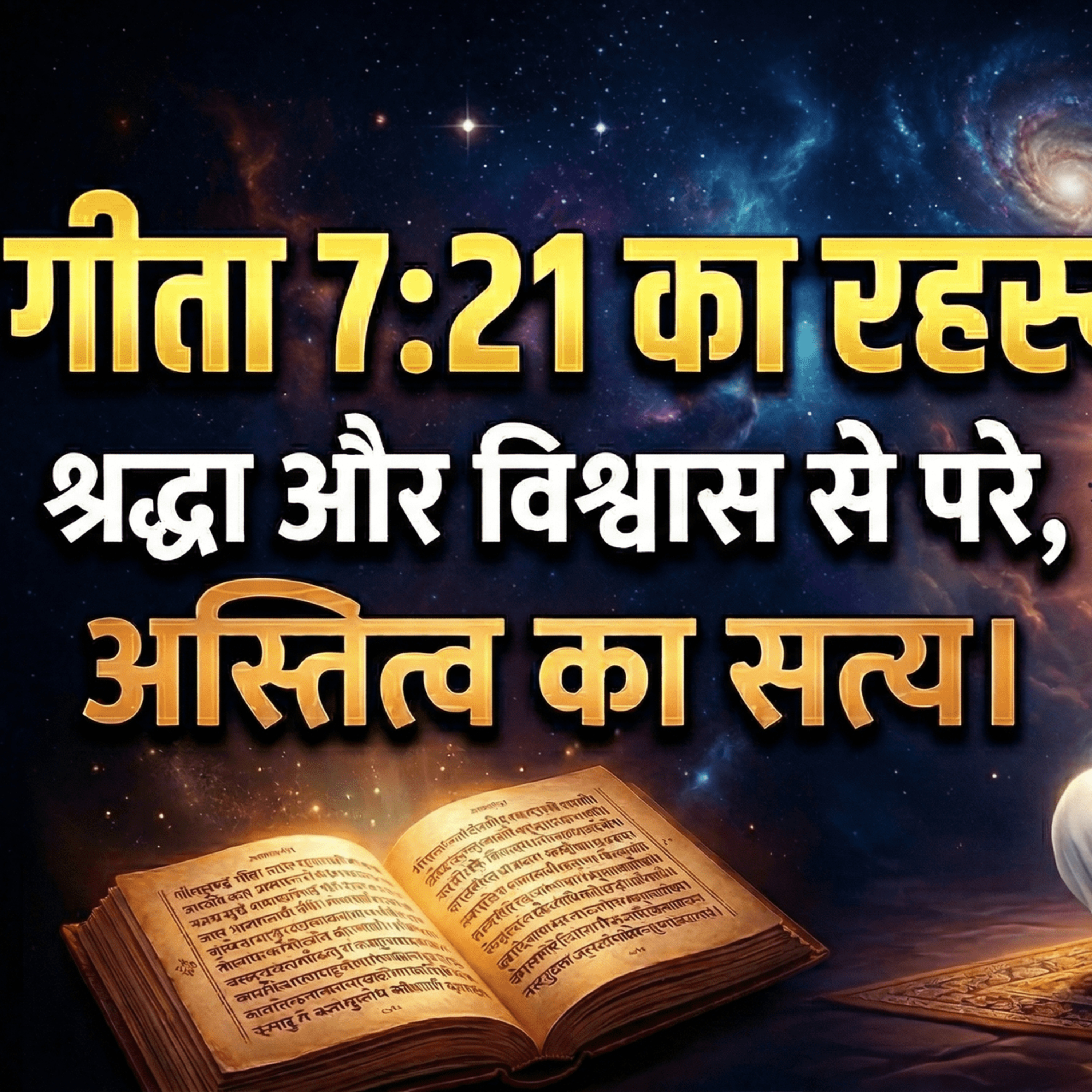 7 Apr 26 - गीता 7:21 का रहस्य: श्रद्धा और विश्वास से परे, अस्तित्व का सत्य। ध्यान: To Do Nothing! episode artwork