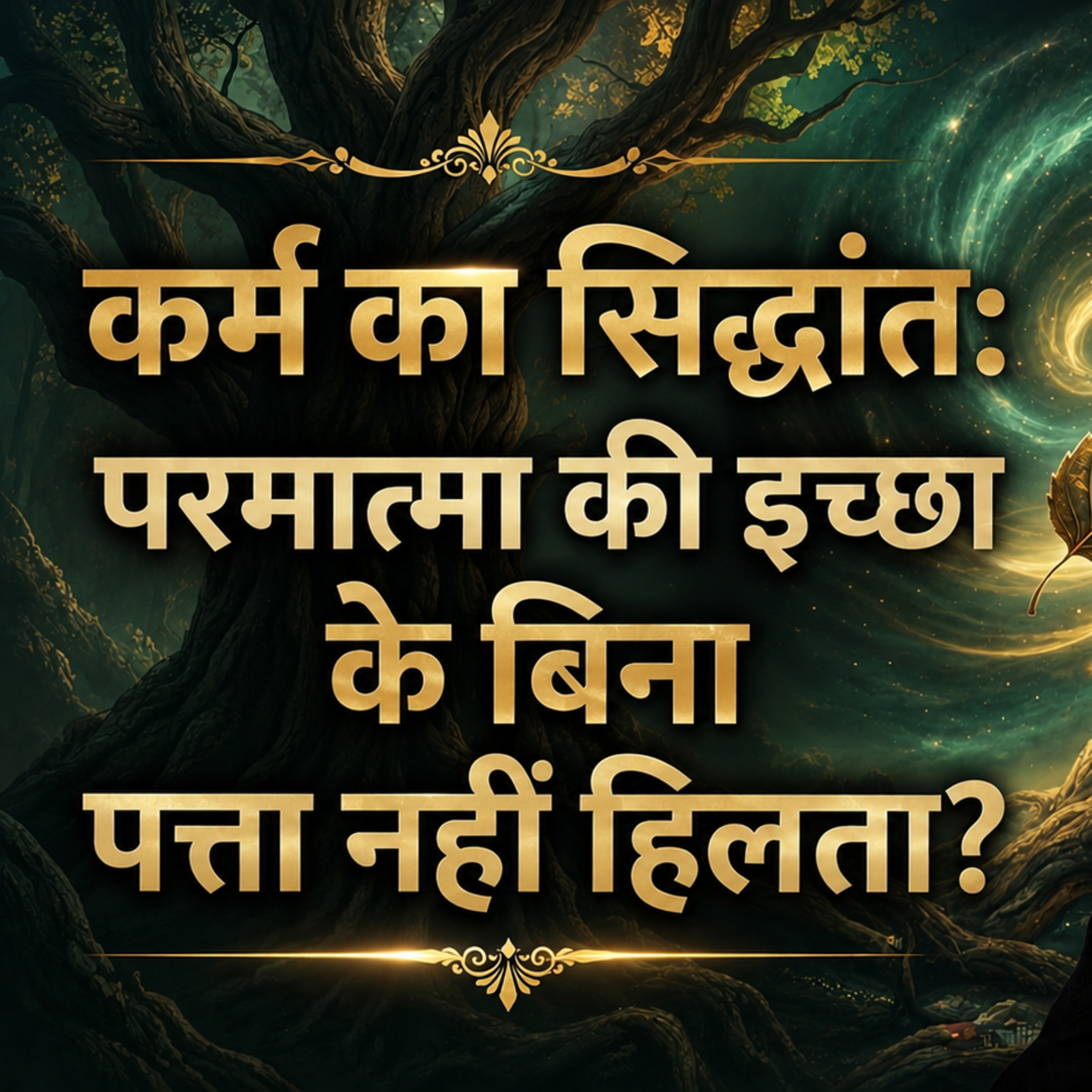 25 May 26 - कर्म का सिद्धांत: क्या परमात्मा की इच्छा के बिना सच में पत्ता नहीं हिलता? episode artwork