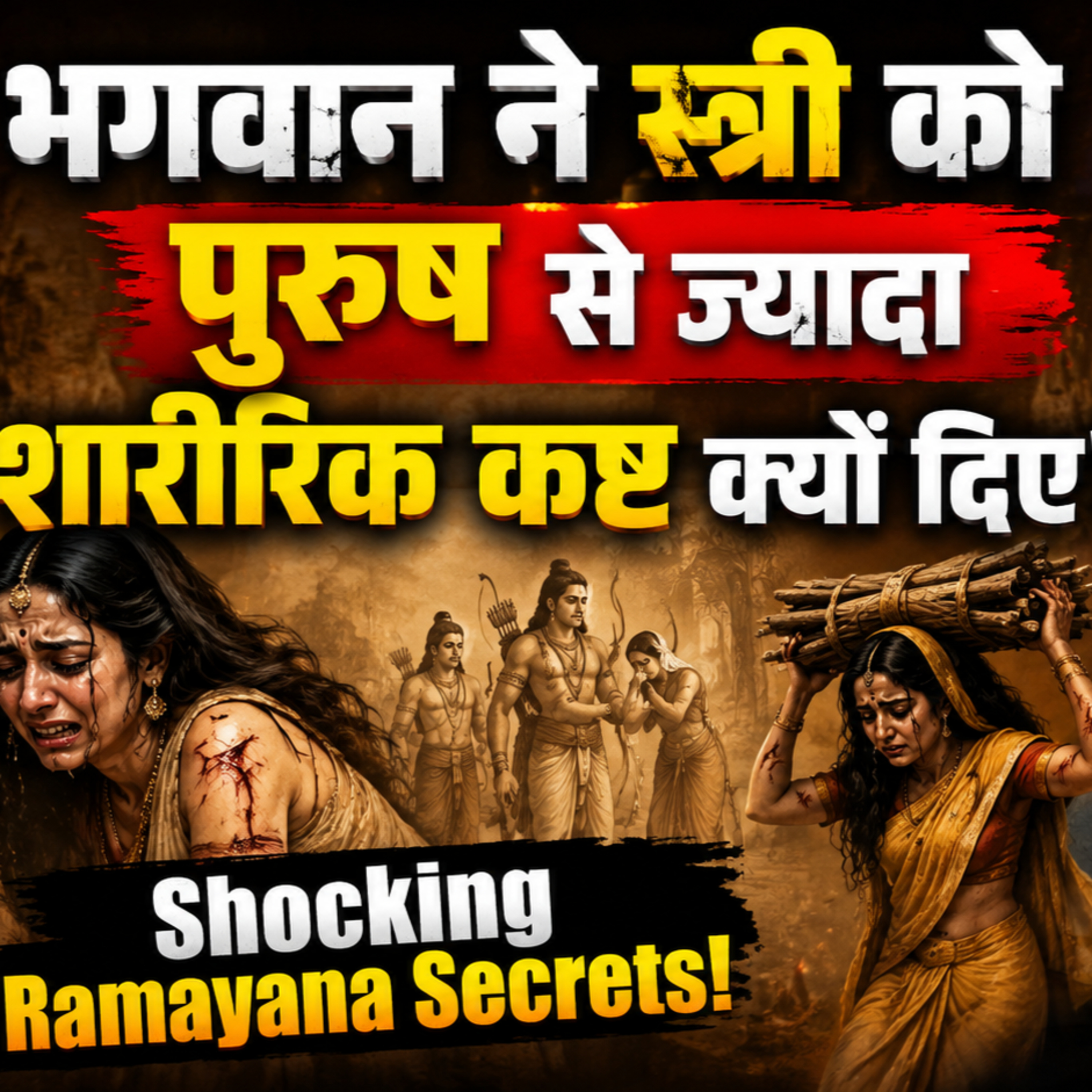 4/6/26 - भगवान ने स्त्री को पुरुष से ज्यादा शारीरिक कष्ट क्यों दिए? Shocking Ramayana Secrets! episode artwork