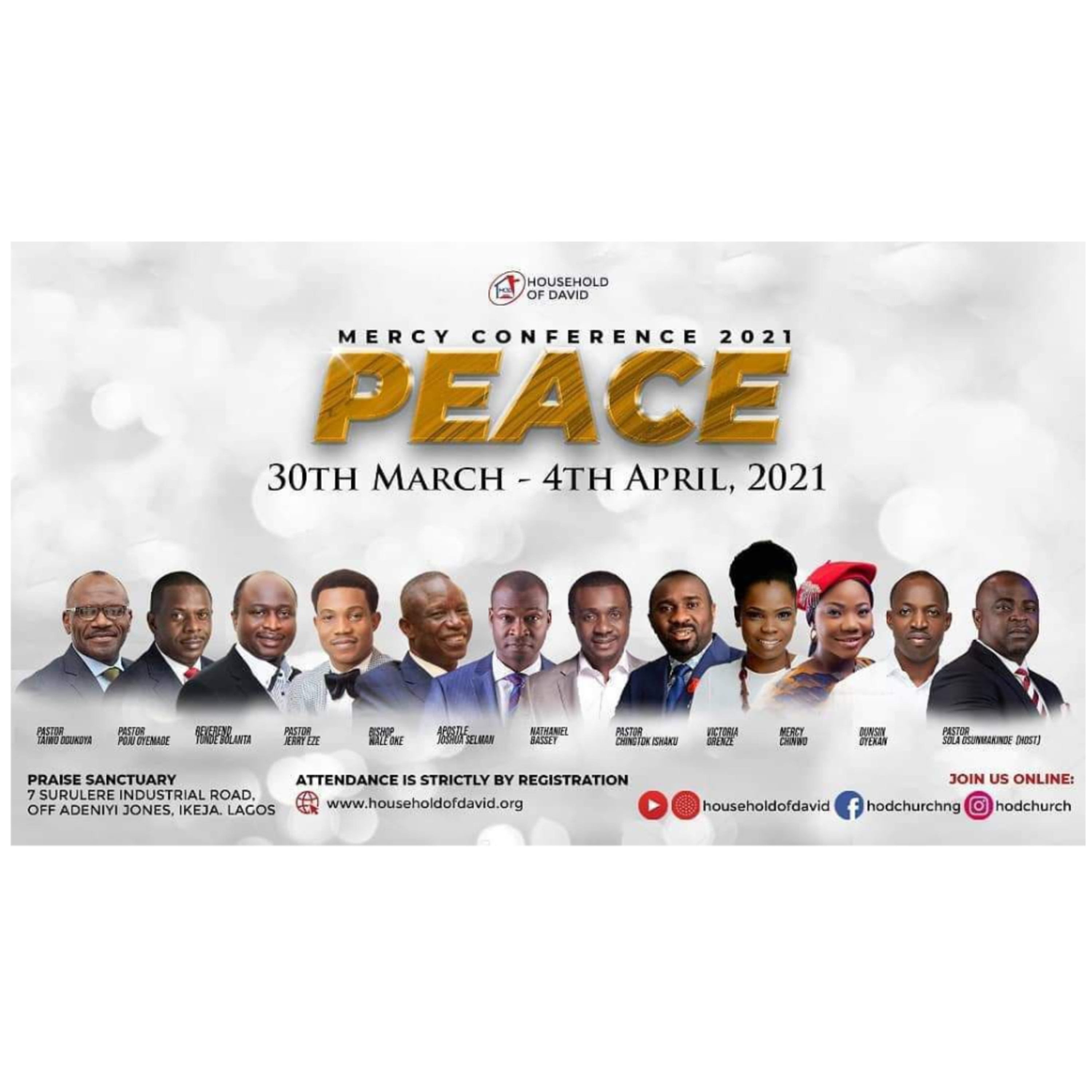 MIRACLE SERVICE (MERCY CONFERENCE 2021) HOD WITH APOSTLE JOSHUA SELMAN (4.04.2021)