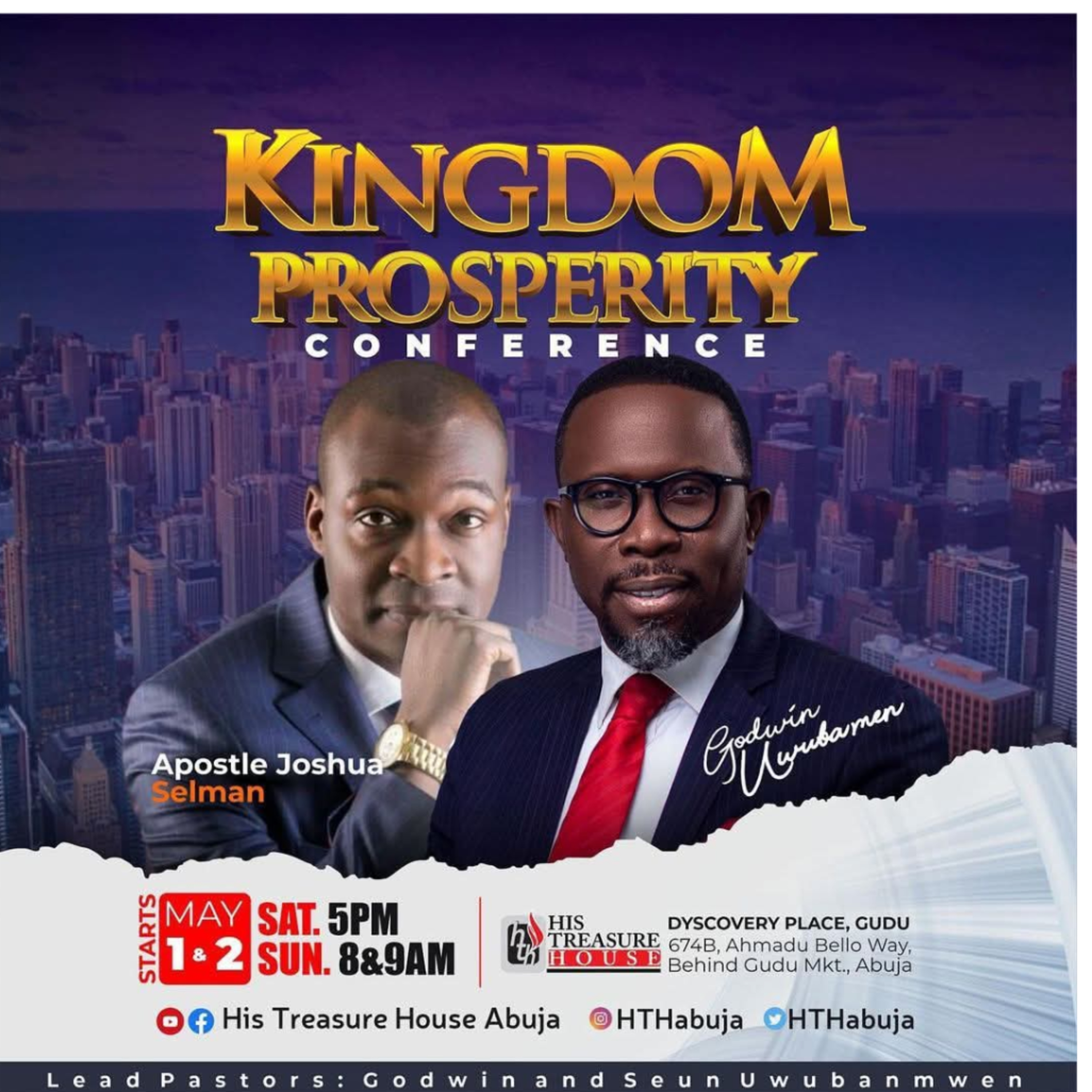 THE LAWS OF KINGDOM WEALTH AND ABUNDANCE (HTH ABUJA) WITH APOSTLE JOSHUA SELMAN 01.05.2021