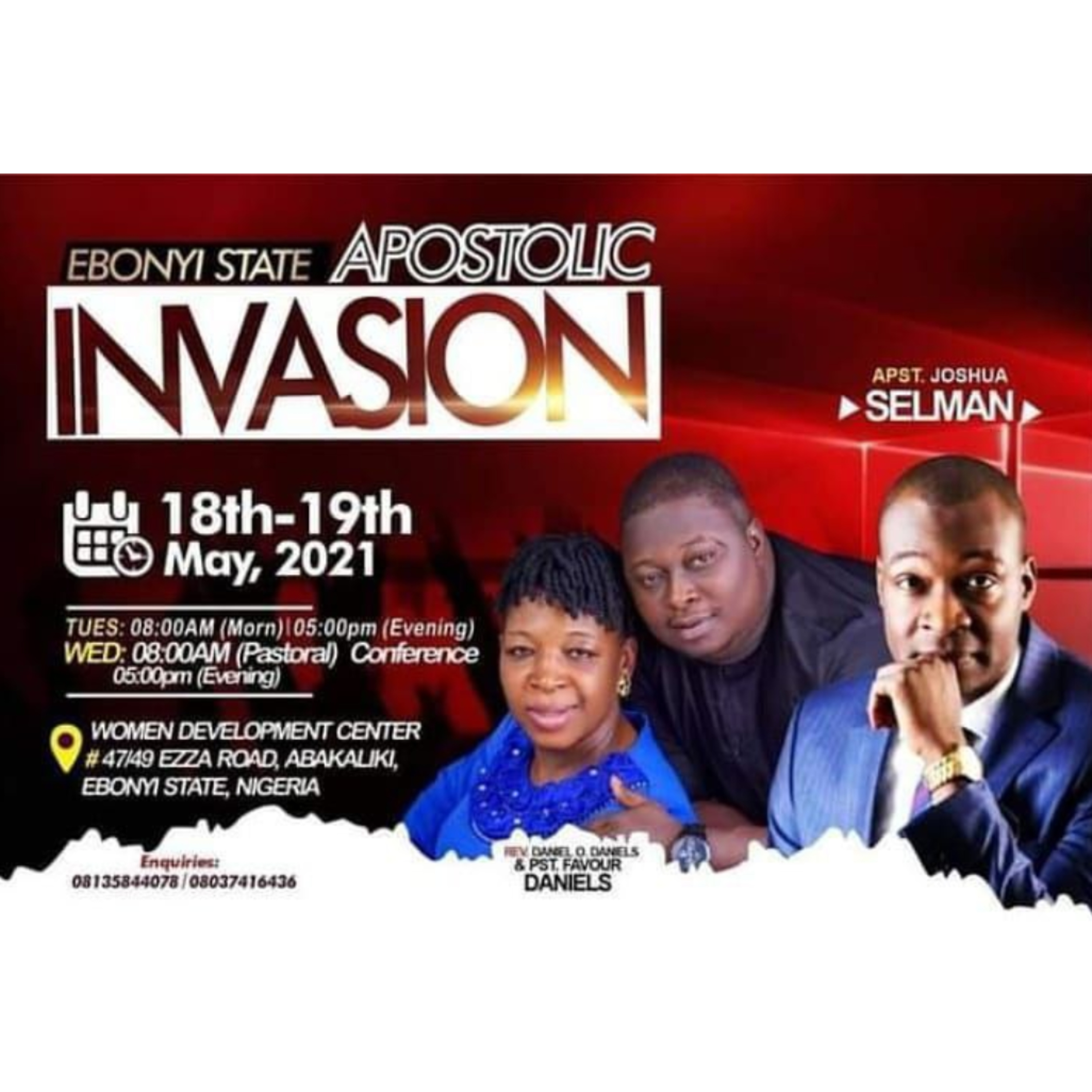I WILL BUILD MY CHURCH (PART 2) APOSTOLIC INVASION 2021 WITH APOSTLE JOSHUA SELMAN 19.05.2021