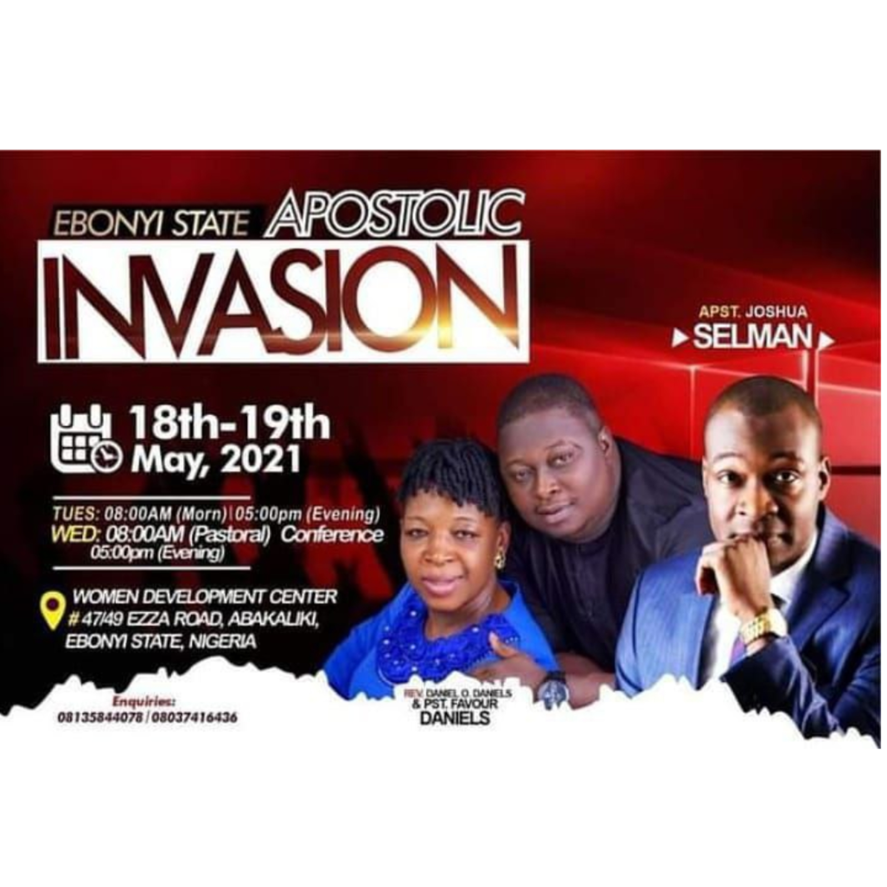 MIRACLE SERVICE - GRAND FINALE (APOSTOLIC INVASION 2021) WITH APOSTLE JOSHUA SELMAN 19.05.2021