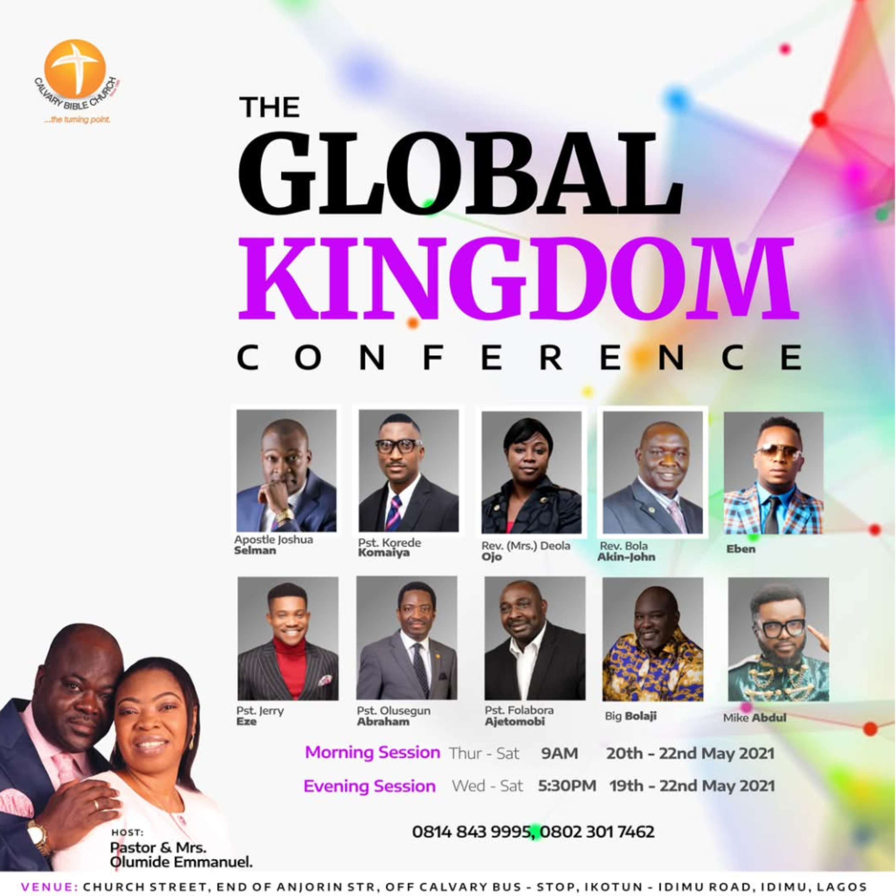 THE KINGDOM OF POWER (KGC 2021 - CALVARY BIBLE CHURCH) WITH APOSTLE JOSHUA SELMAN 22.05.2021
