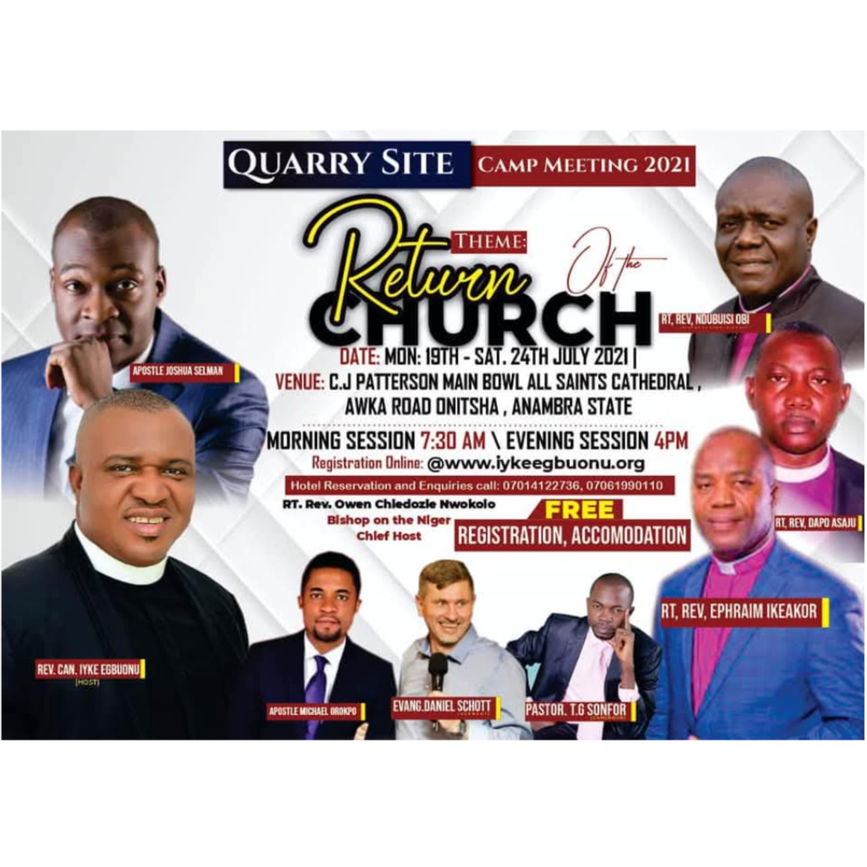 THE GOSPEL THAT WORKS (QUARRY SITE CAMP MEETING 2021) WITH APOSTLE JOSHUA SELMAN 22.07.2021