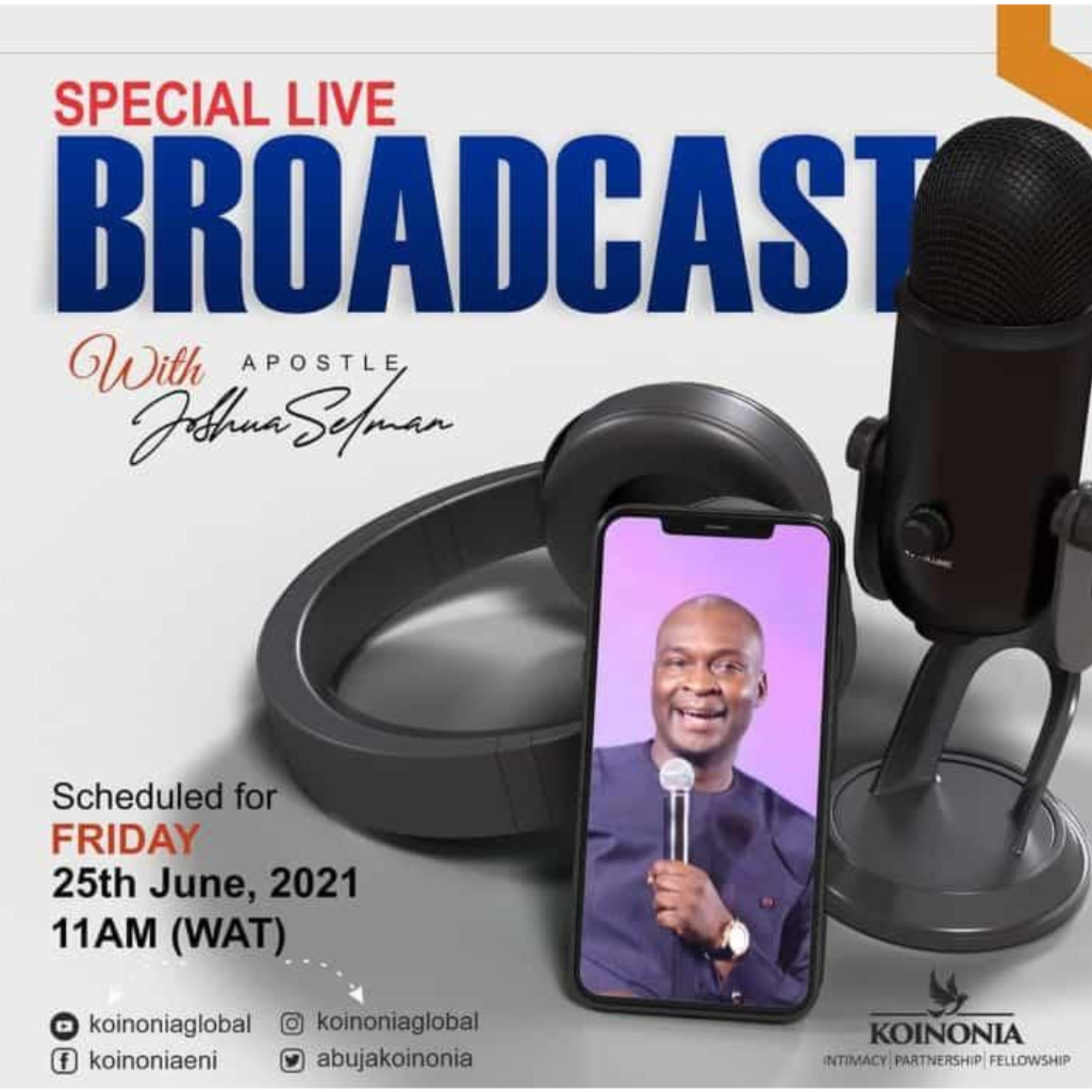 APOSTLE JOSHUA SELMAN 2021 BIRTHDAY MESSAGE 25.06.2021