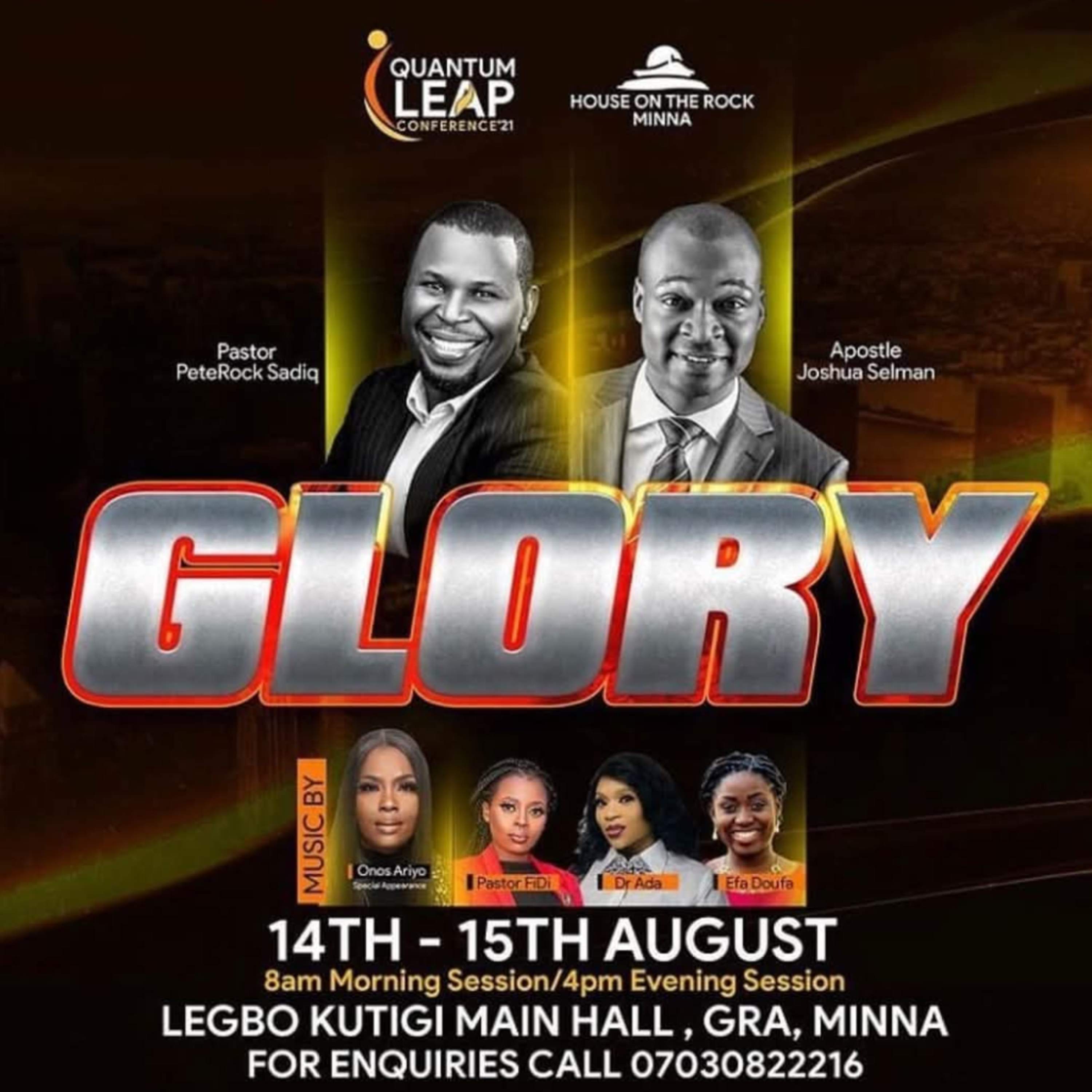 SPIRITUAL PATTERNS PART 1 (QUANTUM LEAP CONFERENCE'21) WITH APOSTLE JOSHUA SELMAN 14.08.2021