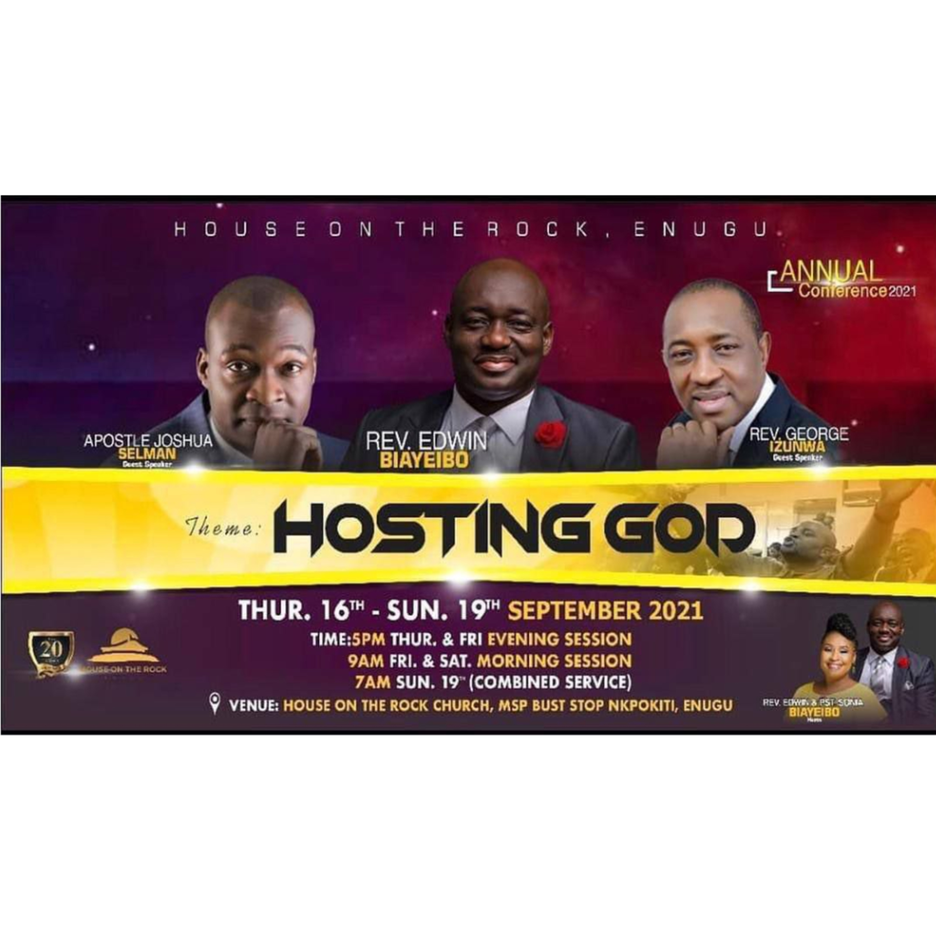 A REVELATION OF THE DIVINE LIFE (AC 2021 - HOTR ENUGU) WITH APOSTLE JOSHUA SELMAN 16.09.2021
