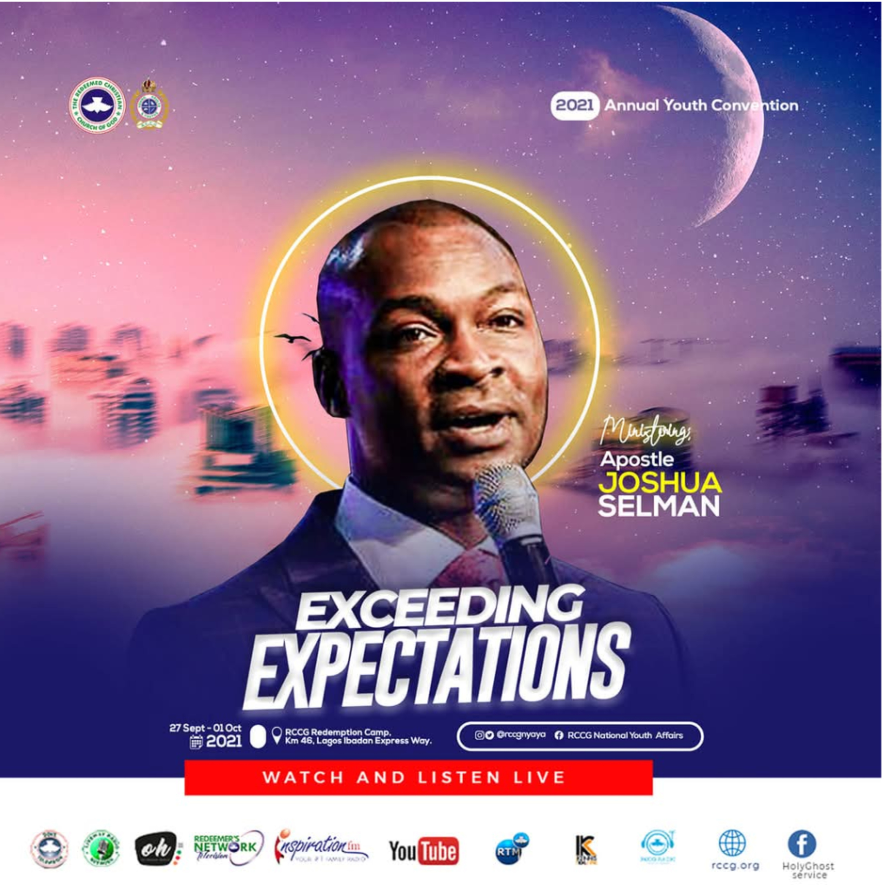 CHOOSE LIFE (RCCG AYC 2021) WITH APOSTLE JOSHUA SELMAN 29.09.2021