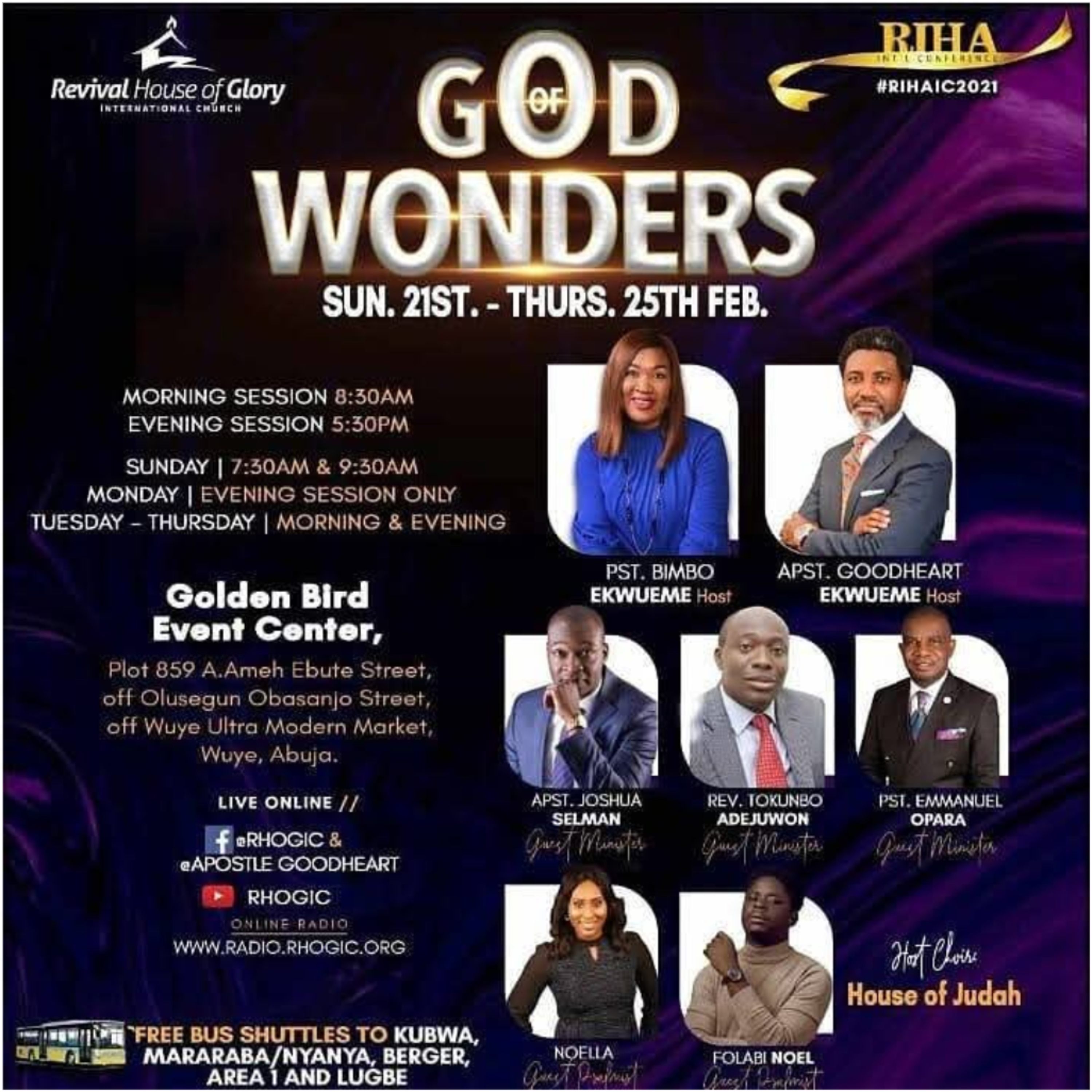 INSTRUMENT OF DELIVERANCE PART ONE (RIHA 2021) DAY 4 WITH APOSTLE JOSHUA SELMAN (FEB. 2021)