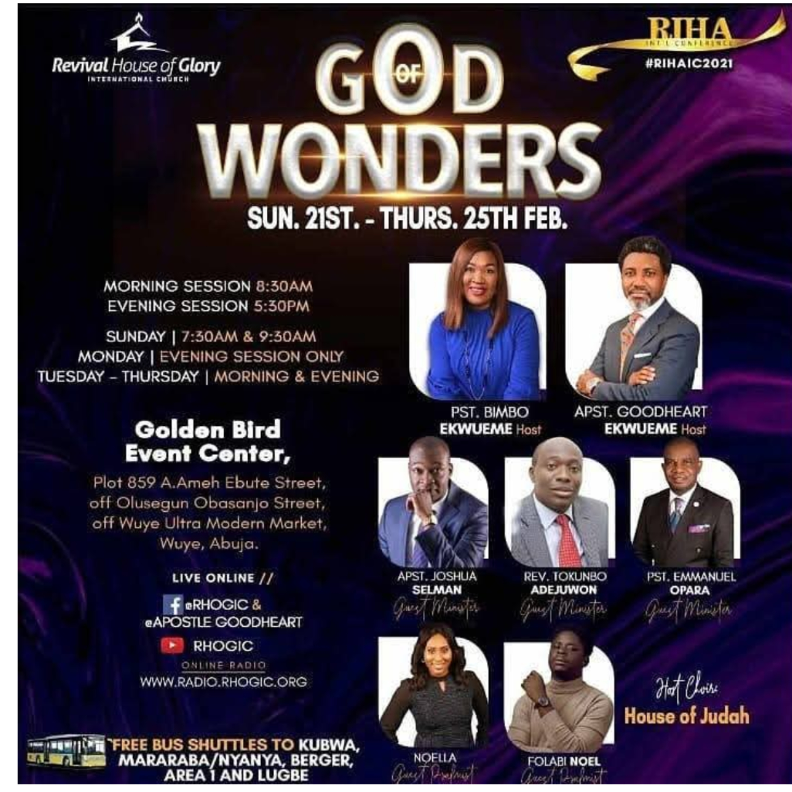 THE WORD (RIHA 2021) DAY 5 WITH APOSTLE JOSHUA SELMAN (FEB 2021)